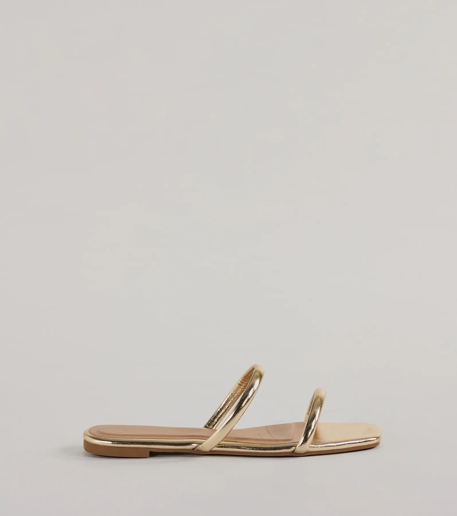 Ultimate Strappy Metallic Flat Sandals - Premium Style & Comfort