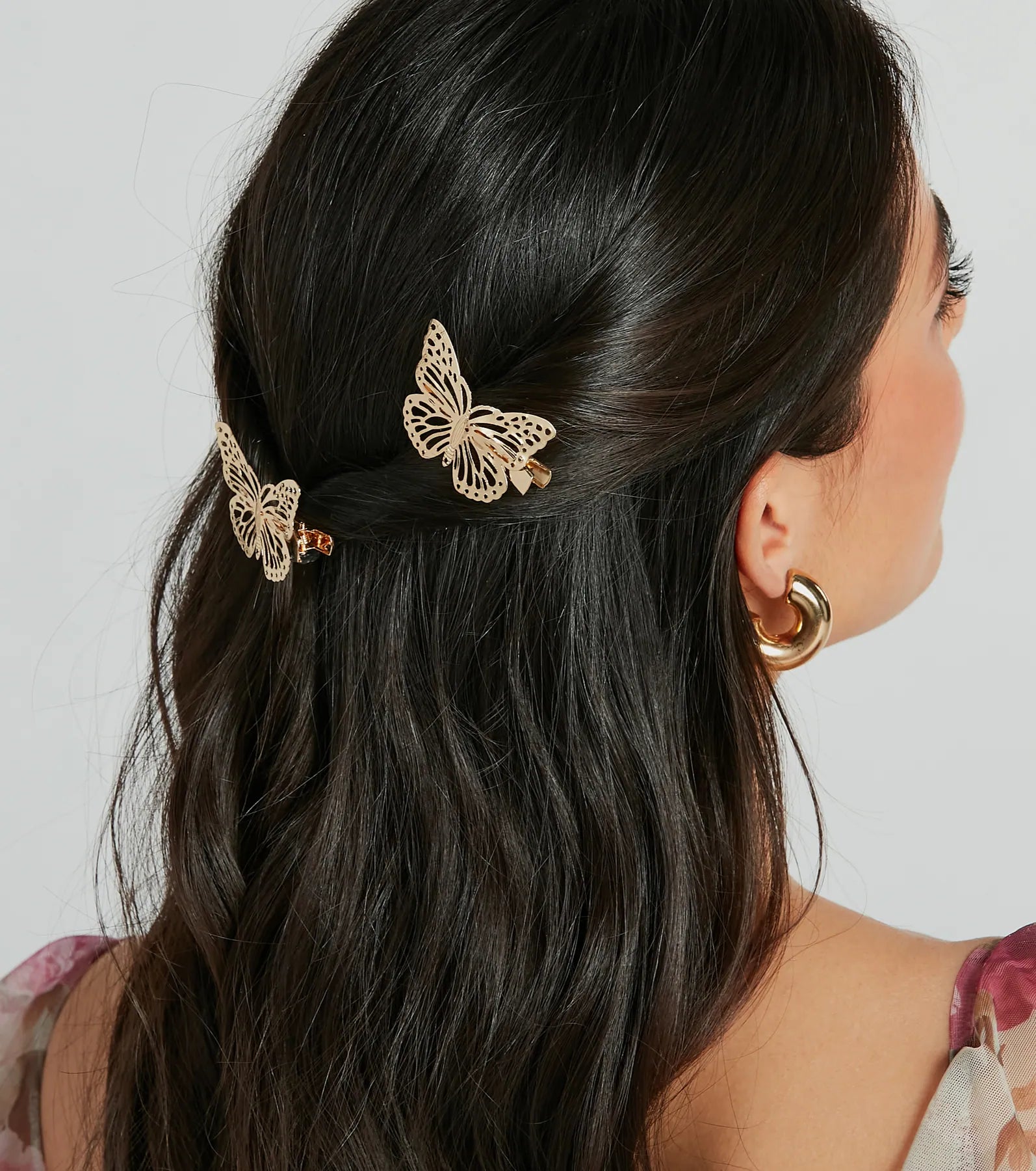 Premium Butterfly Hair Clips - Ultimate Gold Set