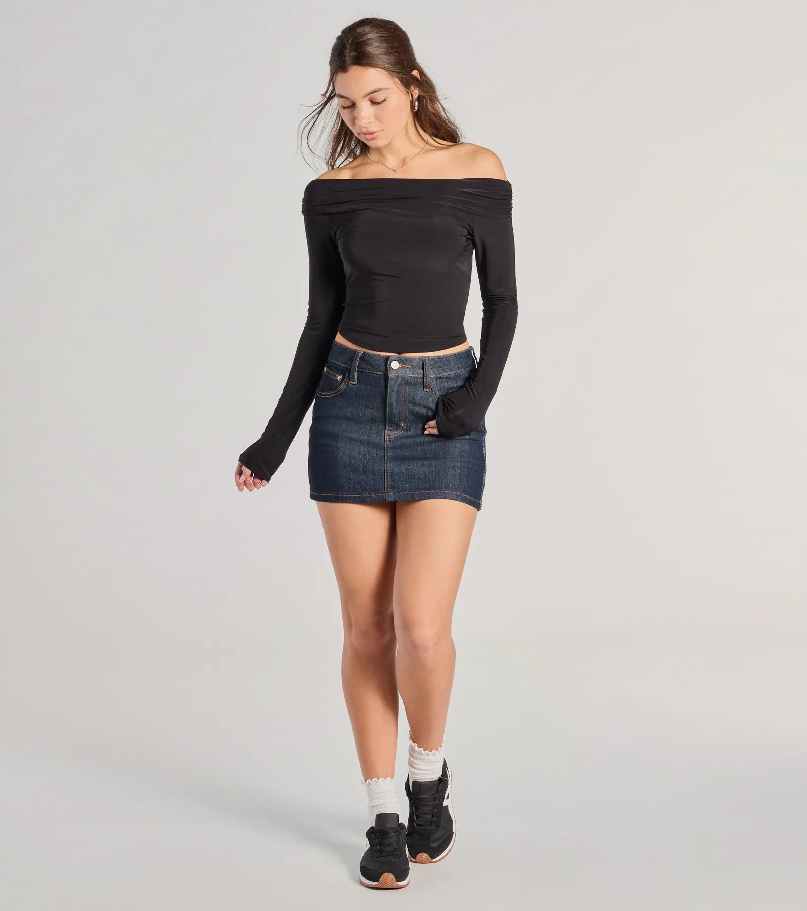 Ultimate Chic Off-Shoulder Long Sleeve Top - Elevate Your Style