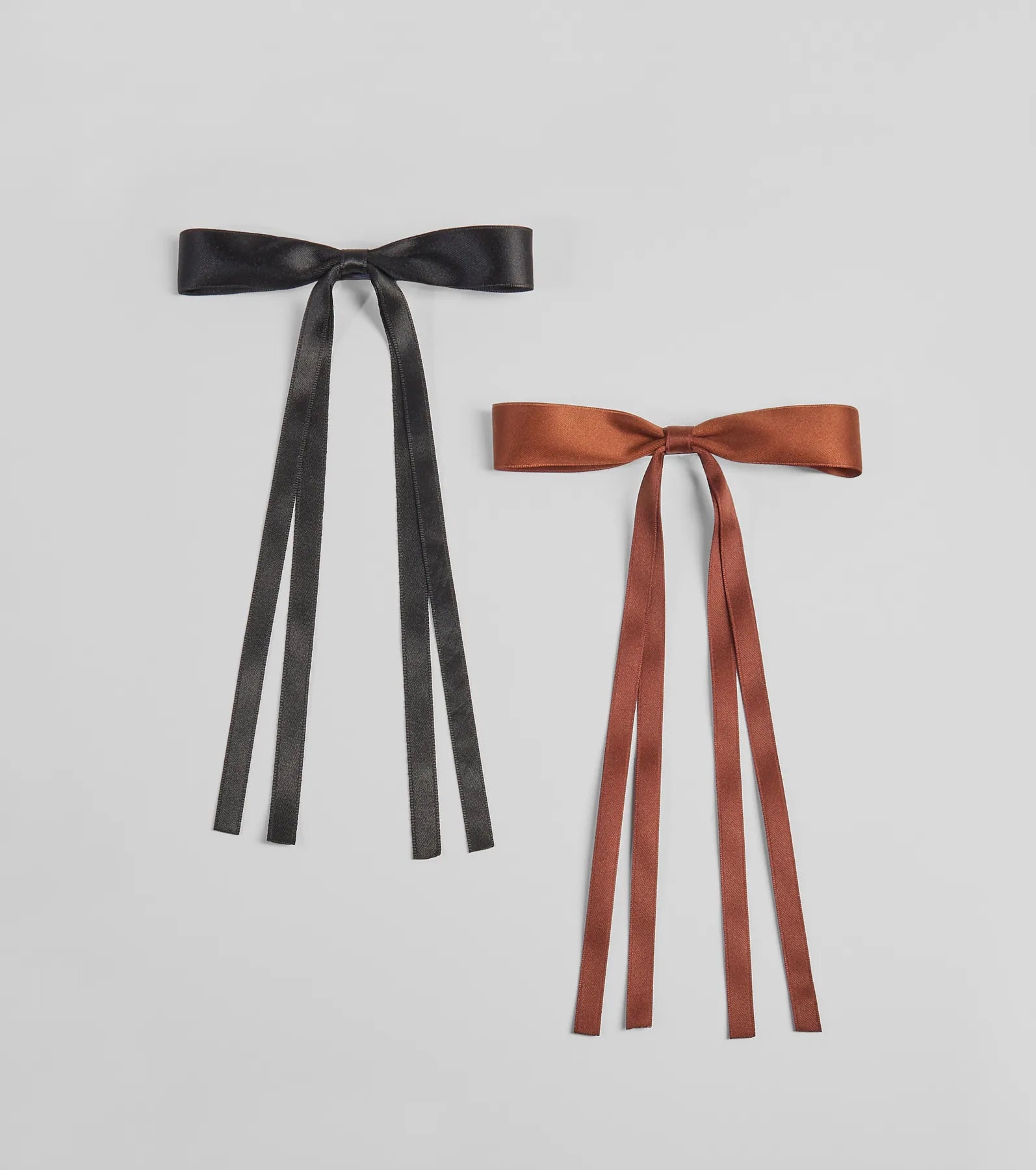 Premium Elegance: Dual-Tone Hair Bow Set