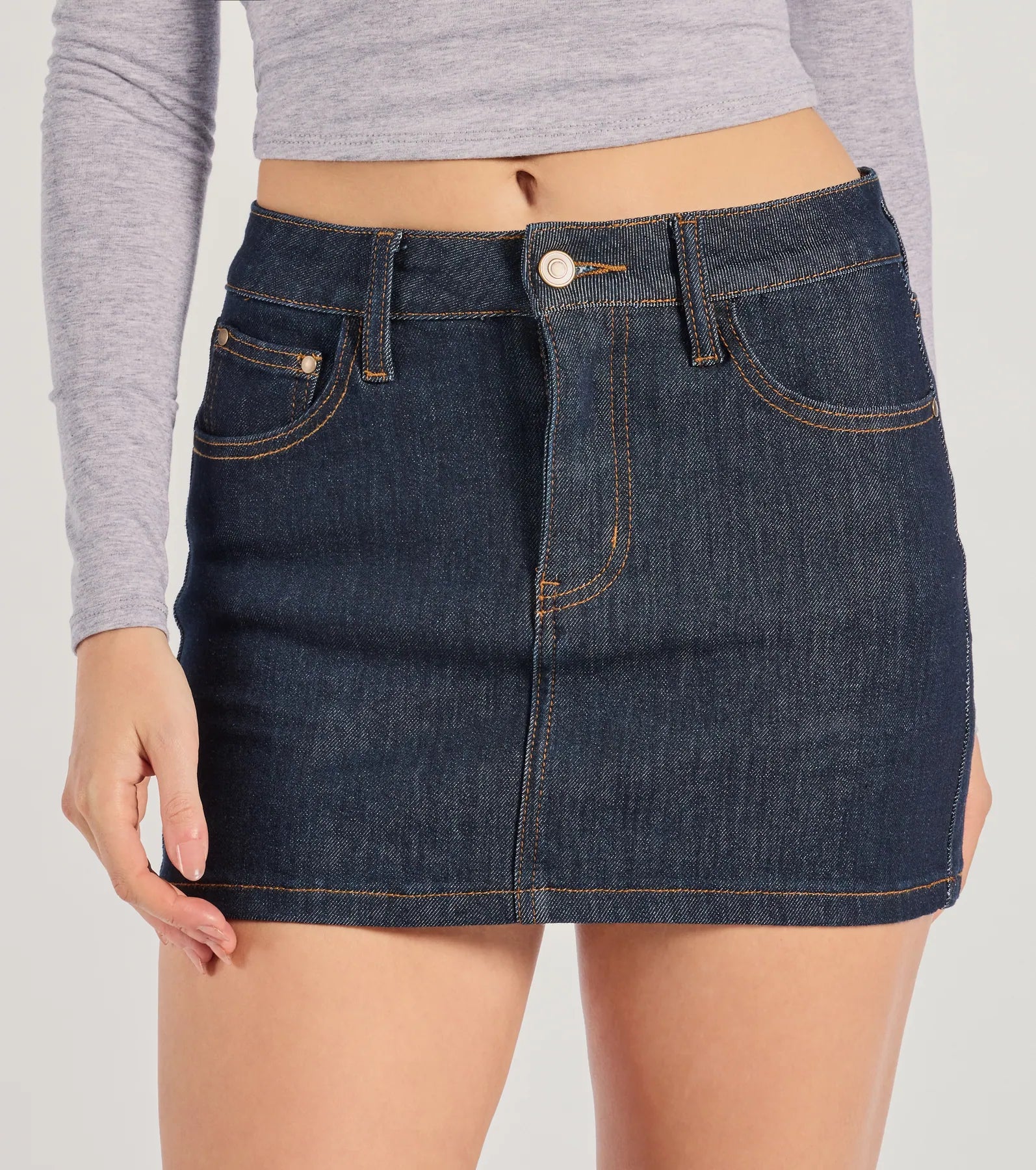 Premium Denim Mini Skort - Ultimate Style Upgrade