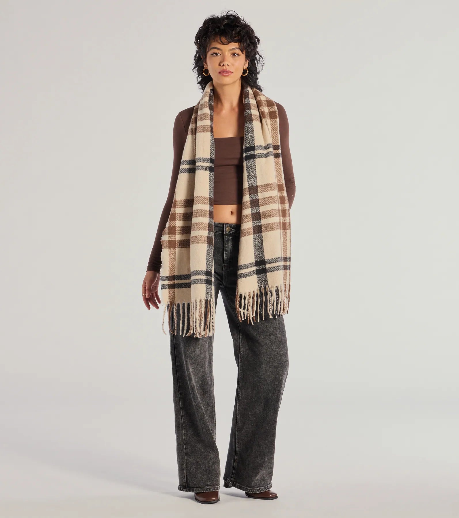 Ultimate Plaid Blanket Scarf - Cozy & Stylish