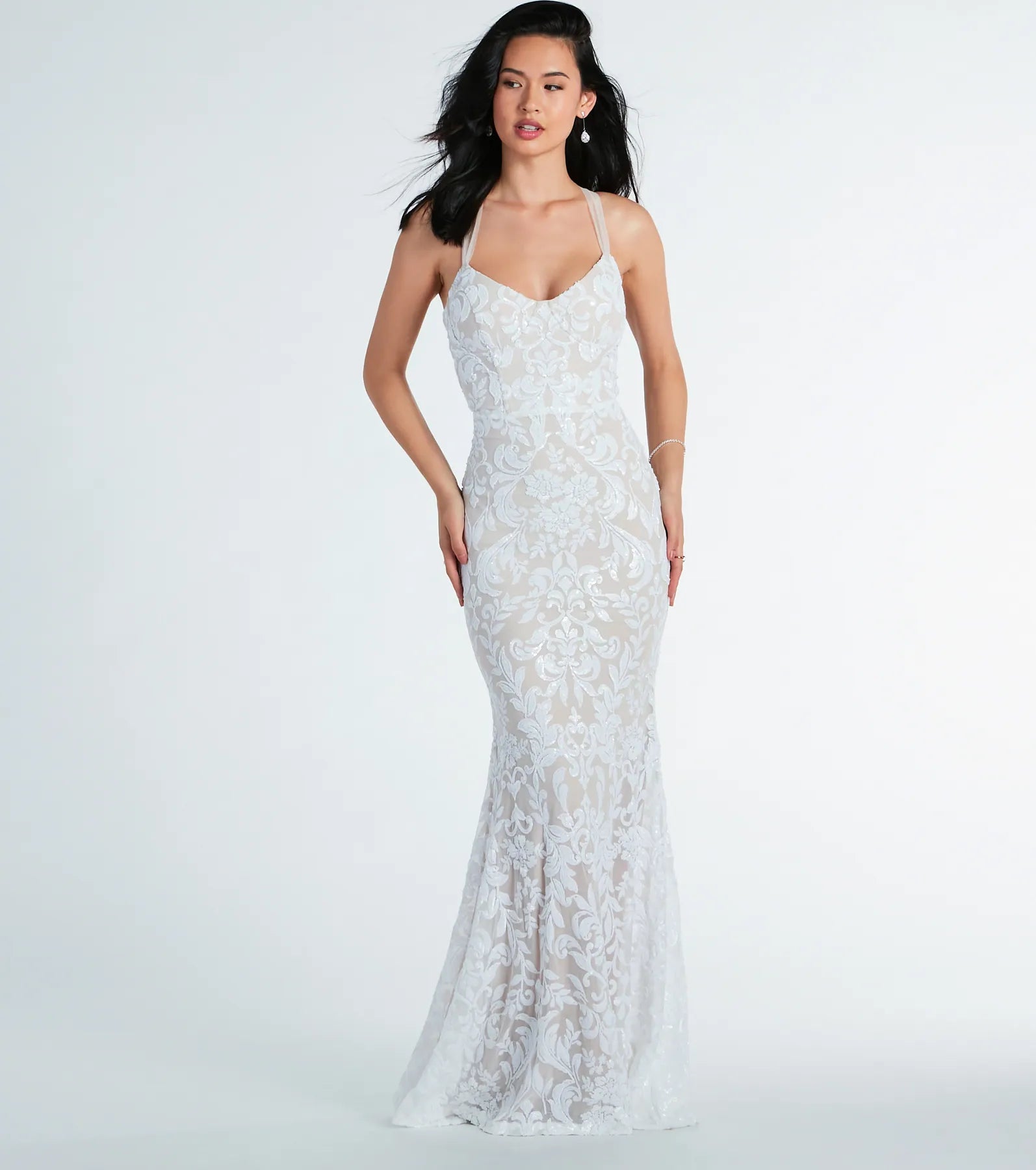 Ultimate Brooklyn Glamour Sequin Mermaid Gown