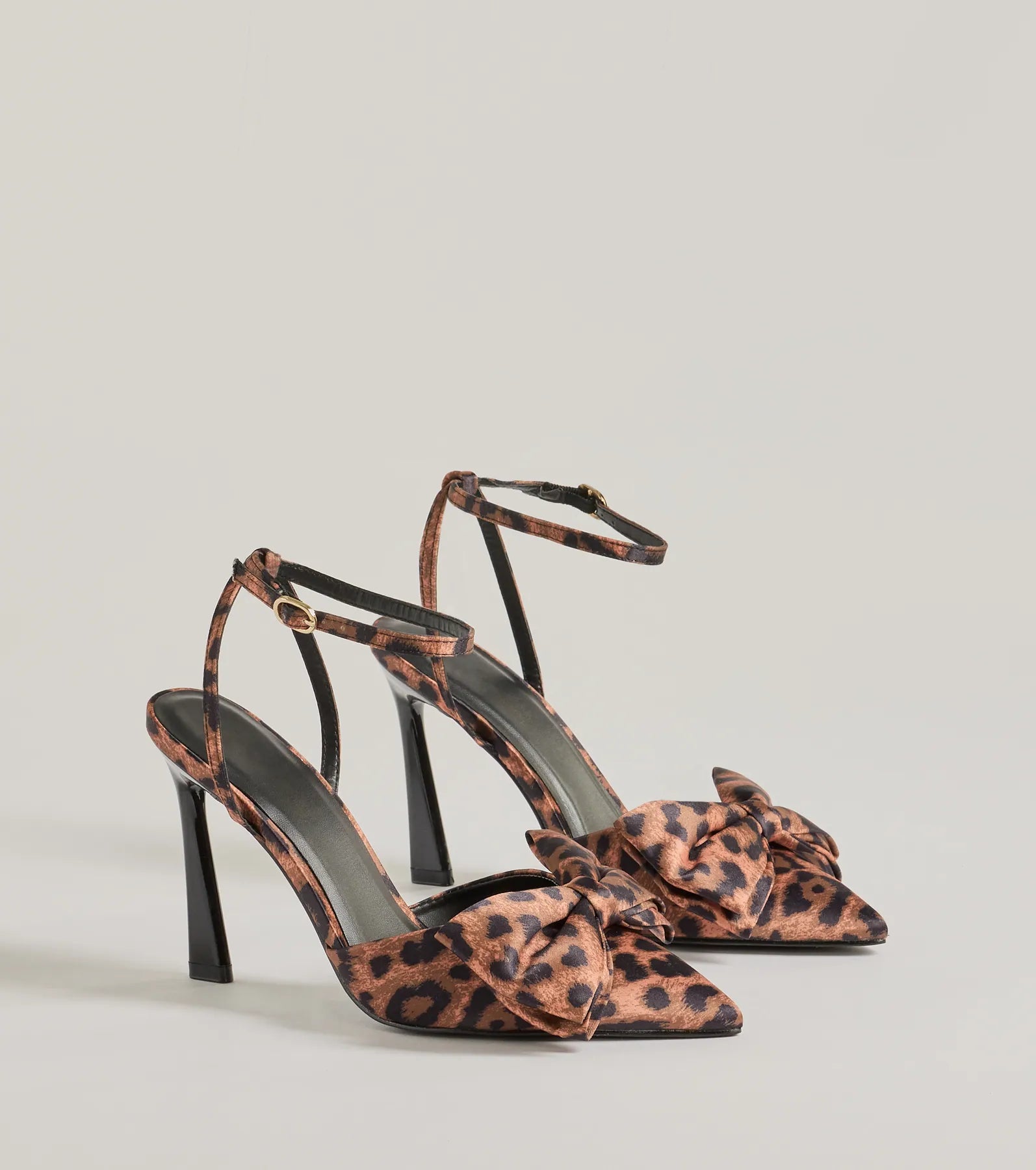 Ultimate Leopard Print Bow Stiletto Heels - Premium Style & Comfort