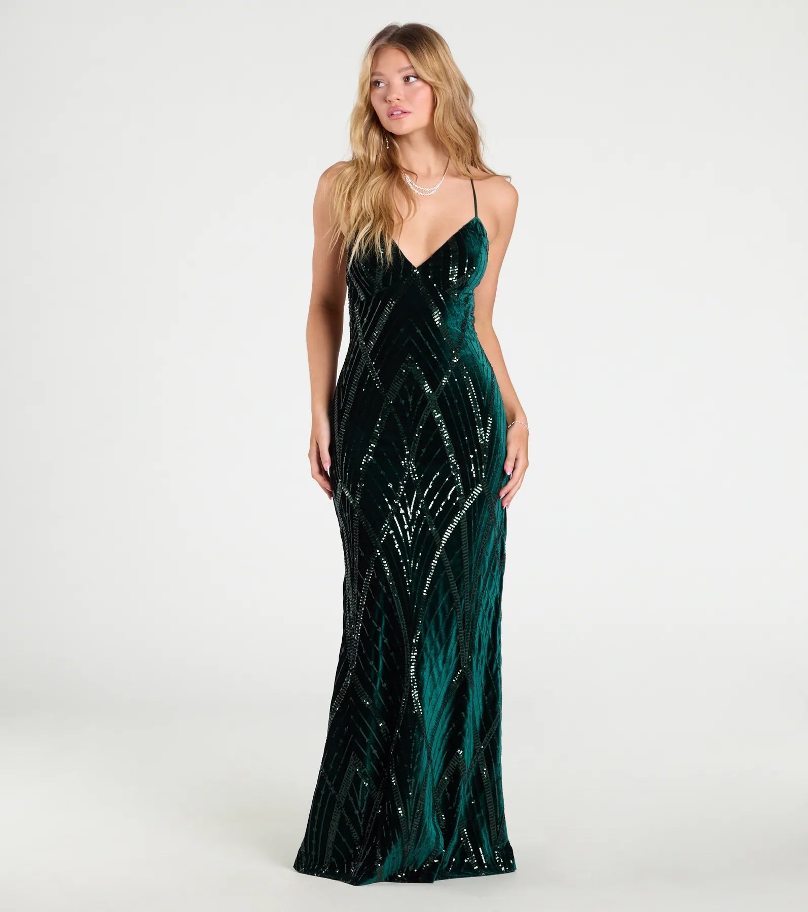 Ultimate Gisele Sequin Velvet Mermaid Dress – Luxe Glamour Redefined