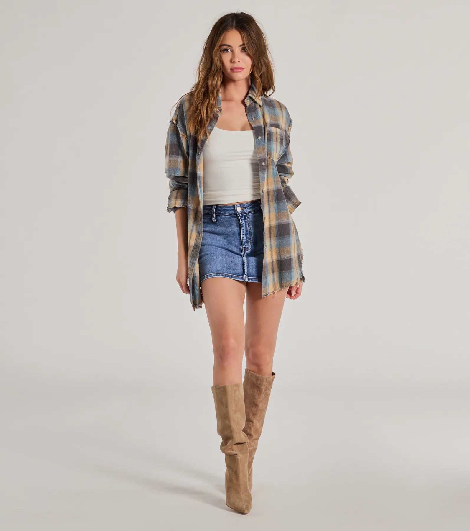 Premium Casual Staple Plaid Flannel Shirt - Ultimate Comfort & Style