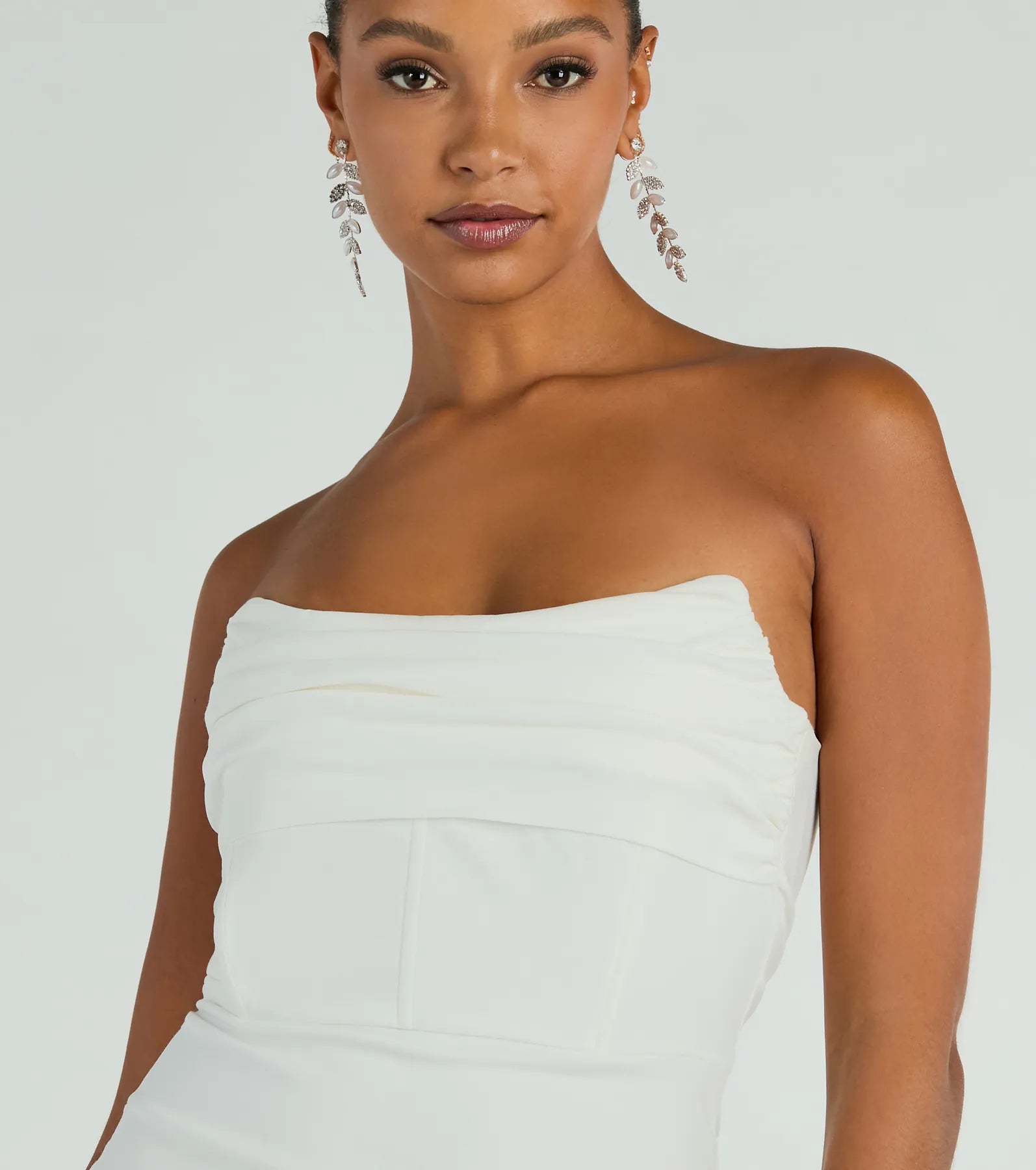 Ultimate Chic Strapless Corset Mini Dress - Perfect for Bridal Showers & Graduations