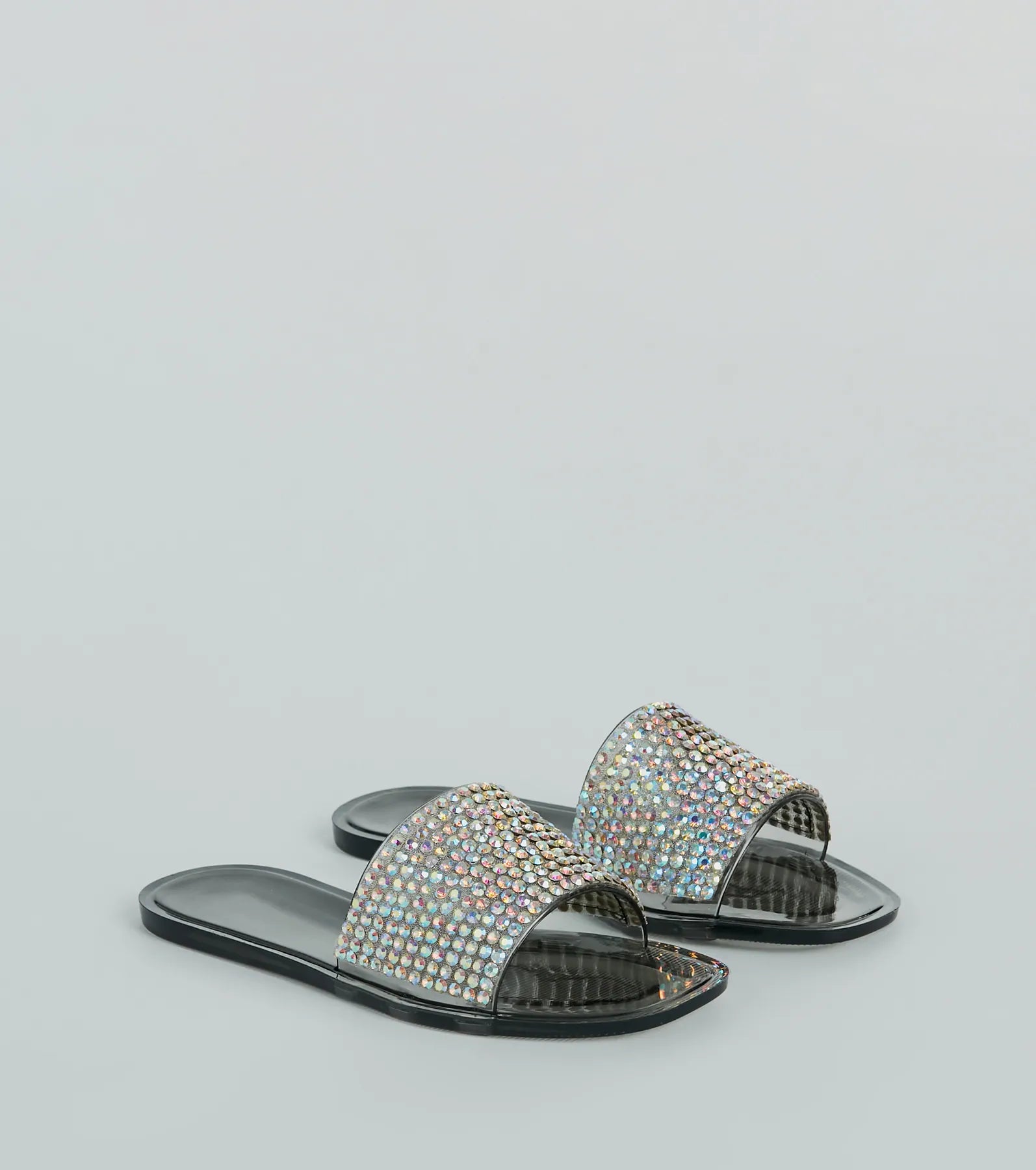 Premium Rhinestone Jelly Sandals - Ultimate Comfort & Style