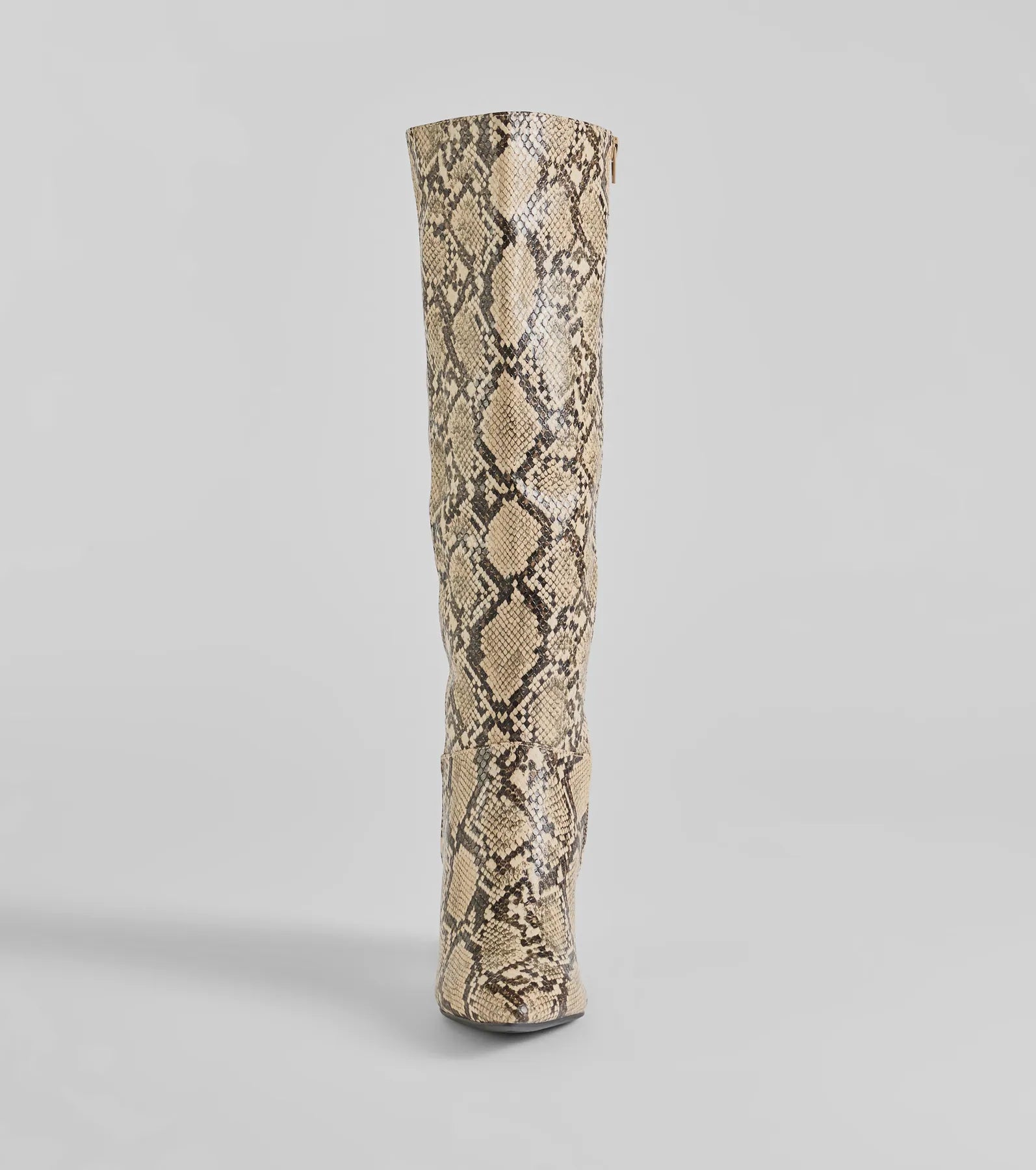 Premium Snake Print Under-The-Knee Boots - Ultimate Style Upgrade