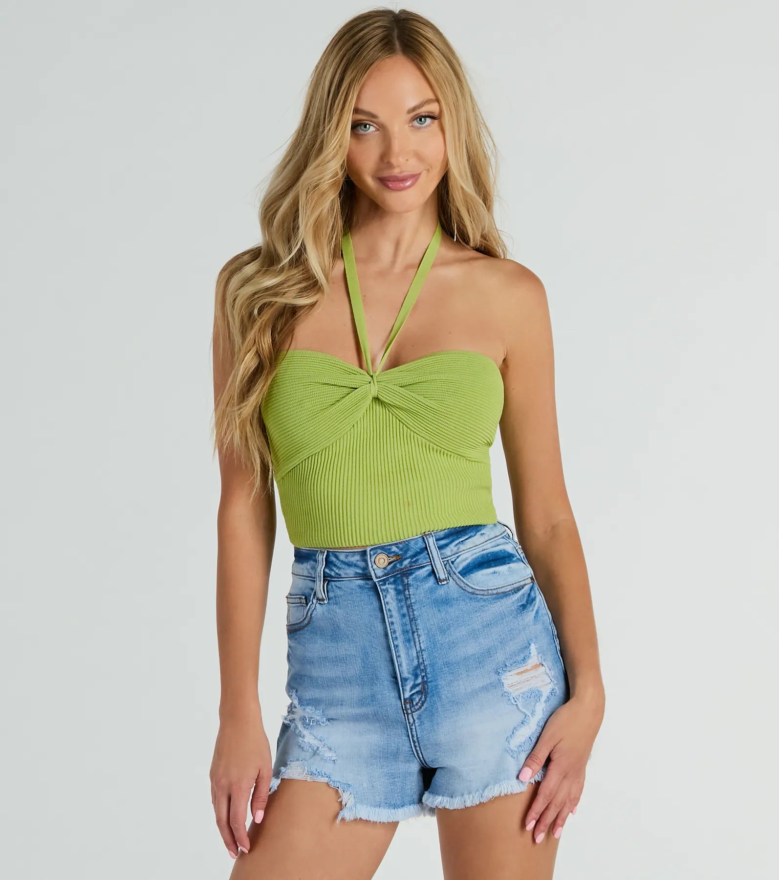 Premium Sweetheart Halter Crop Top - Ultimate Summer Style