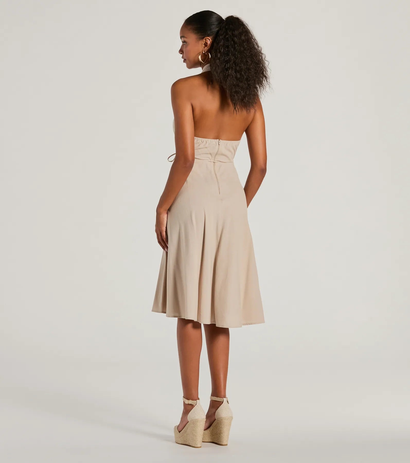 Ultimate Charm Halter A-Line Party Dress