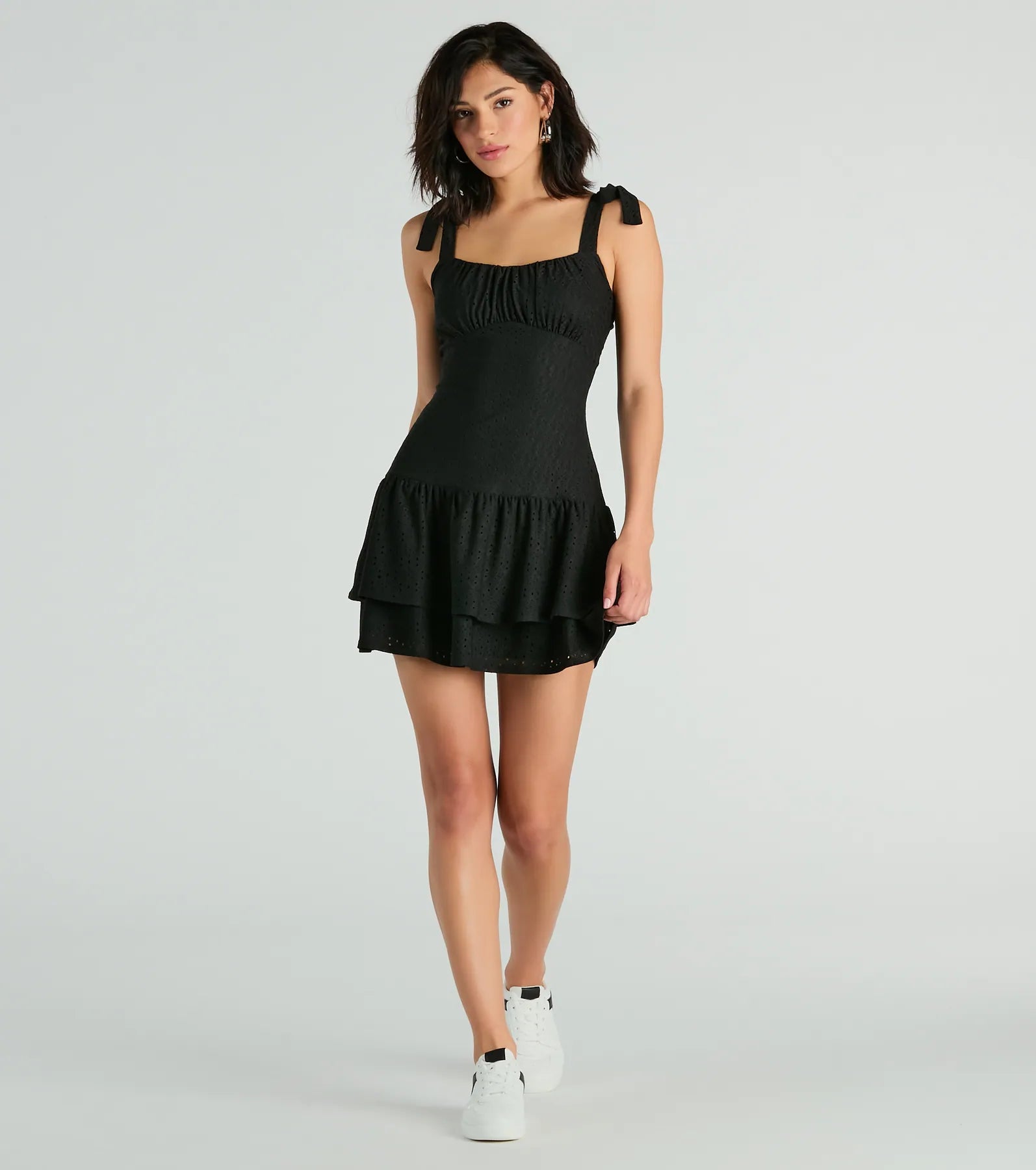 Ultimate Sweetheart Tie-Strap Fit & Flare Dress