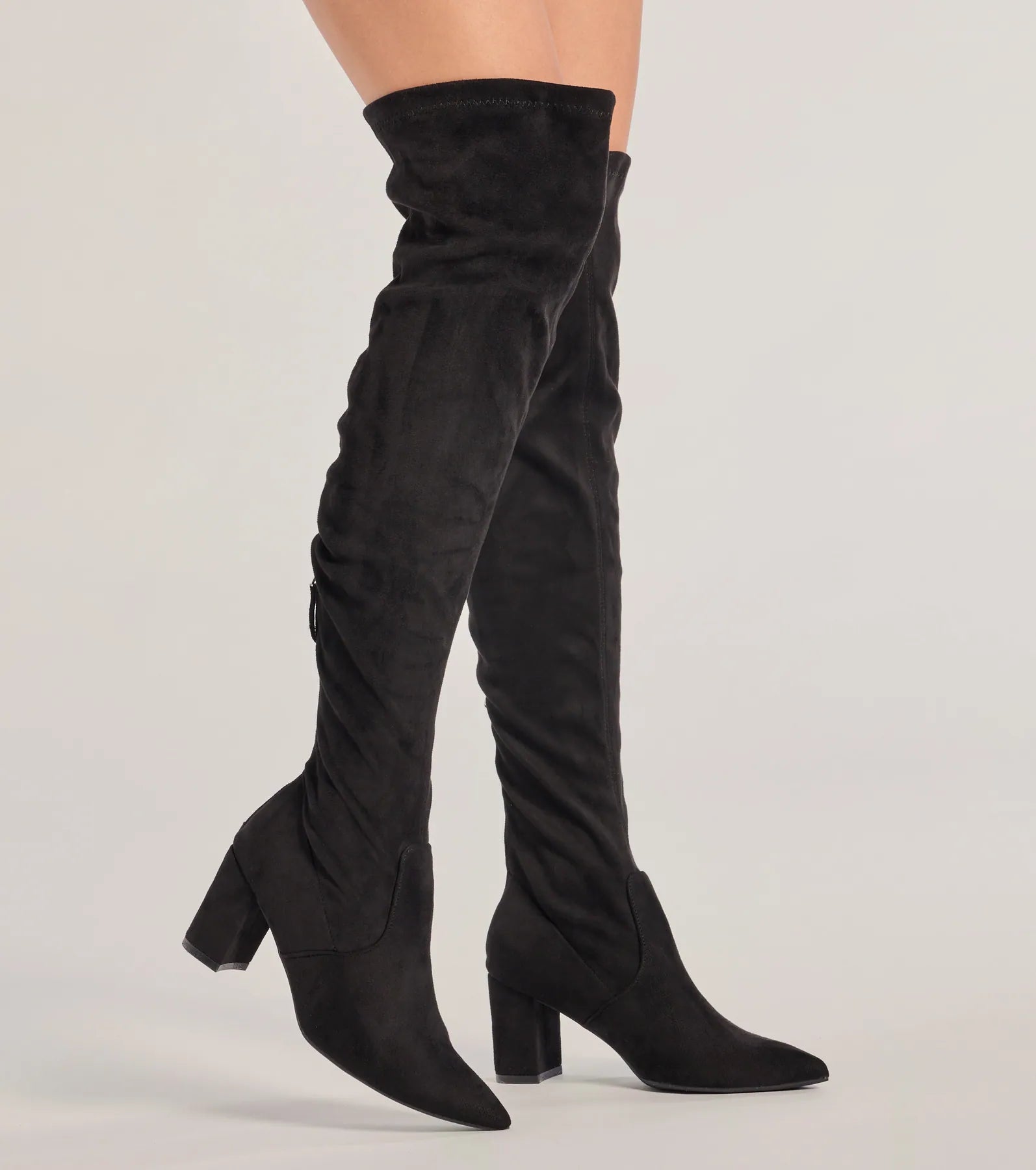 Premium Faux Suede Over-The-Knee Boots - Ultimate Style & Comfort