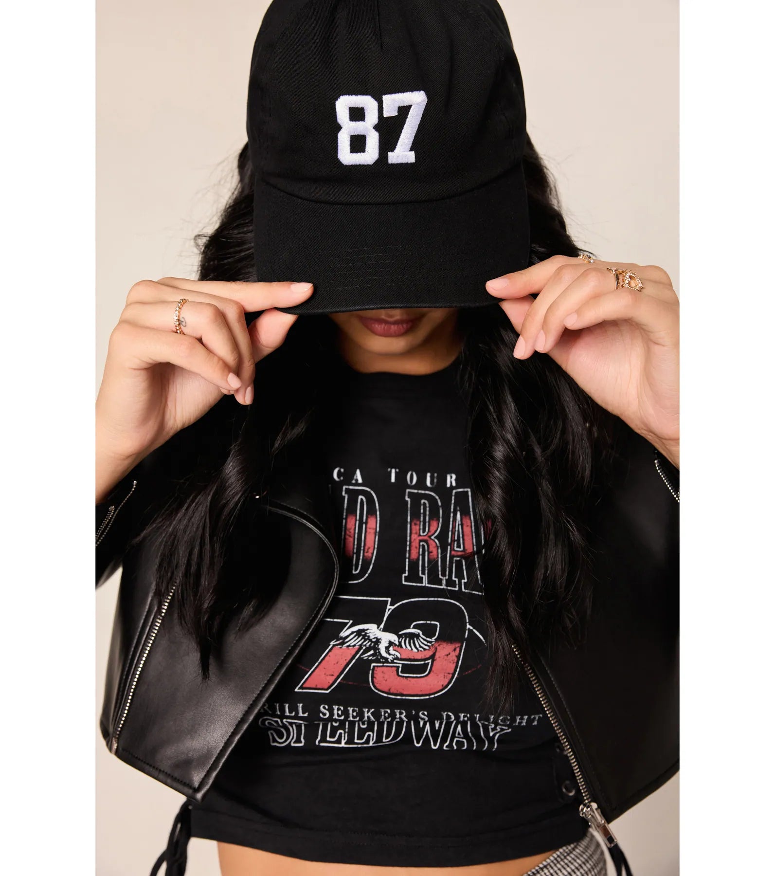 Premium Sporty Chic '87 Script Baseball Cap