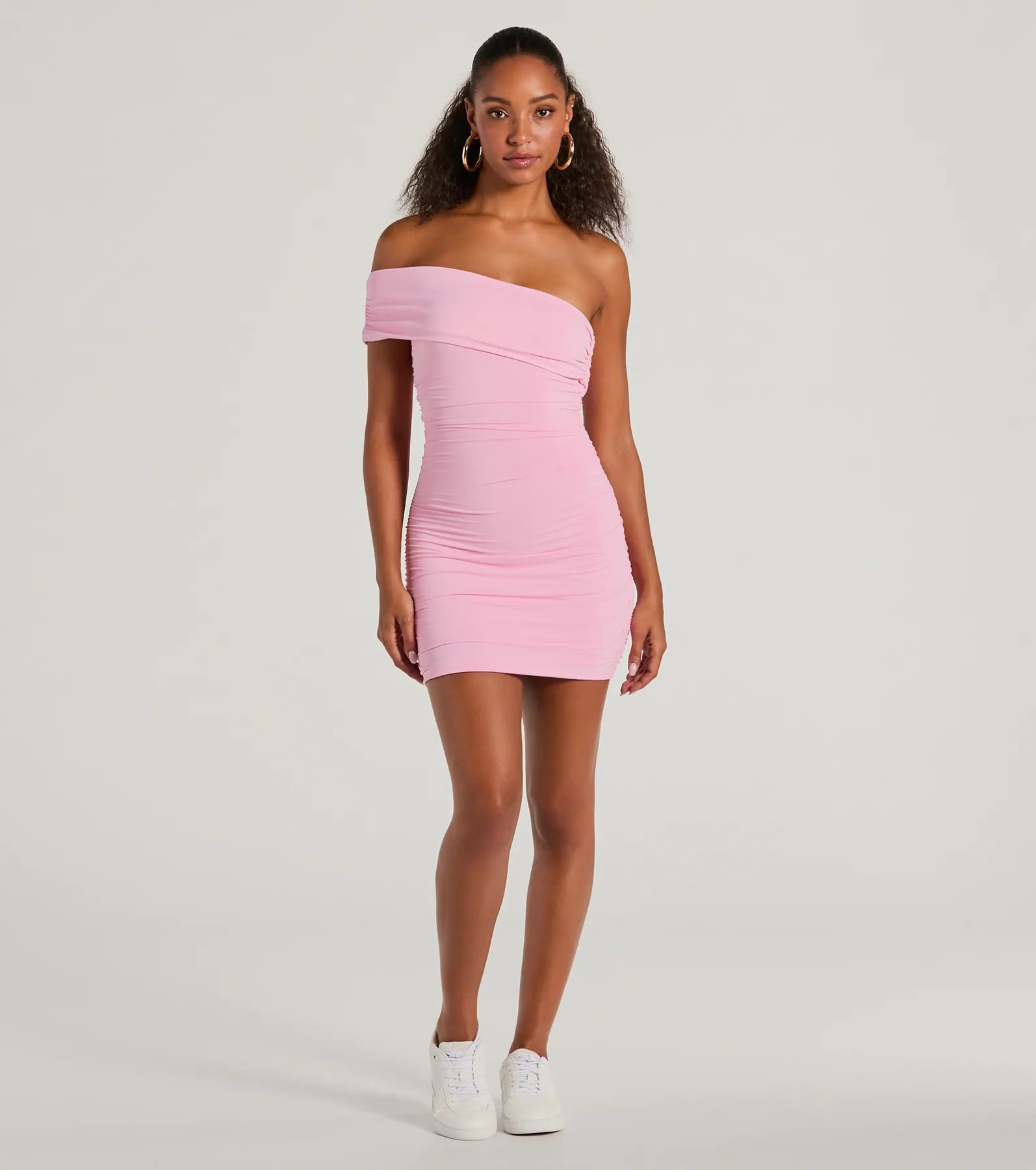 Ultimate One Shoulder Bodycon Mini Dress - Premium Fit & Style