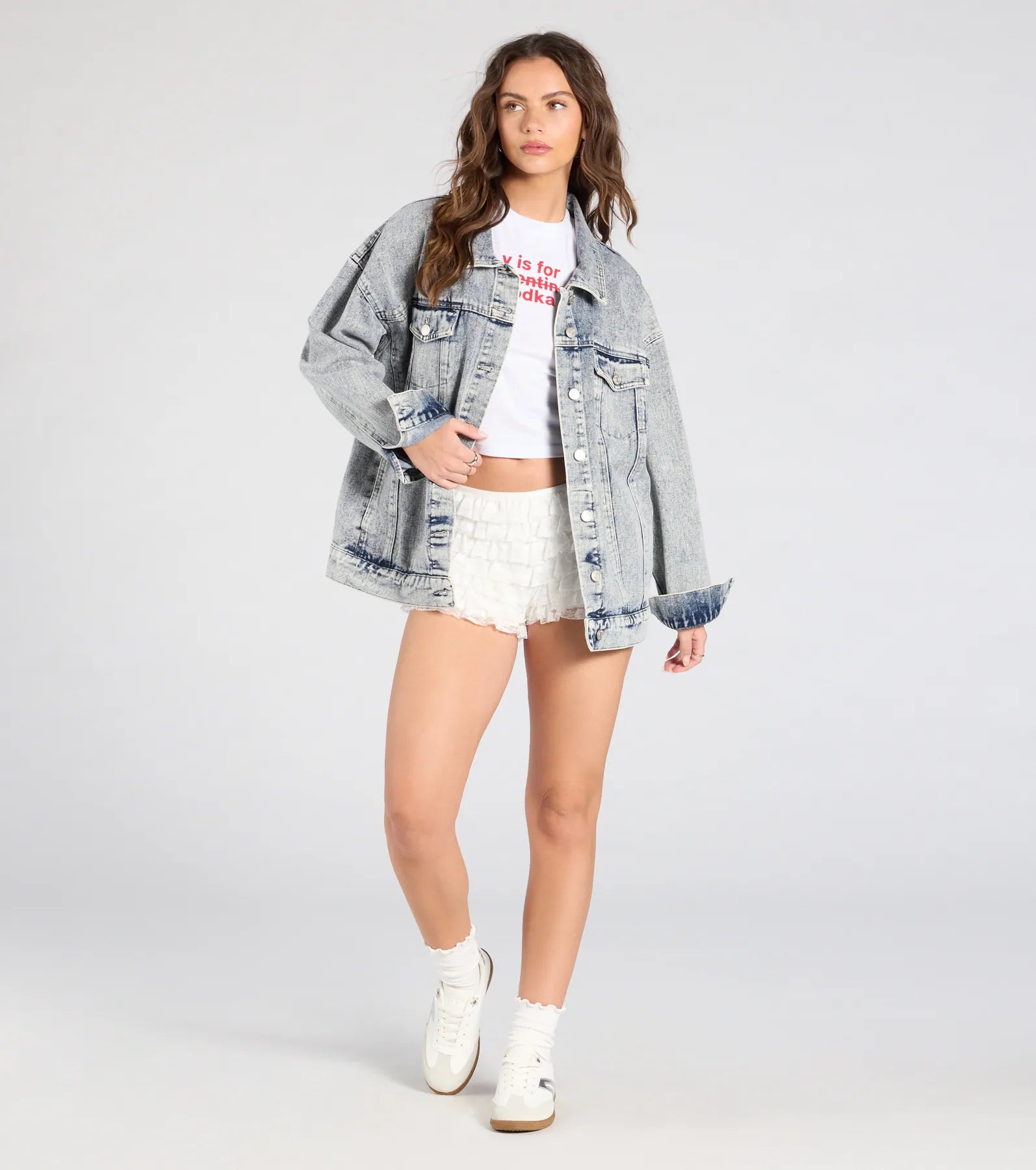 Premium Vintage Oversized Denim Jacket - Ultimate Style Upgrade