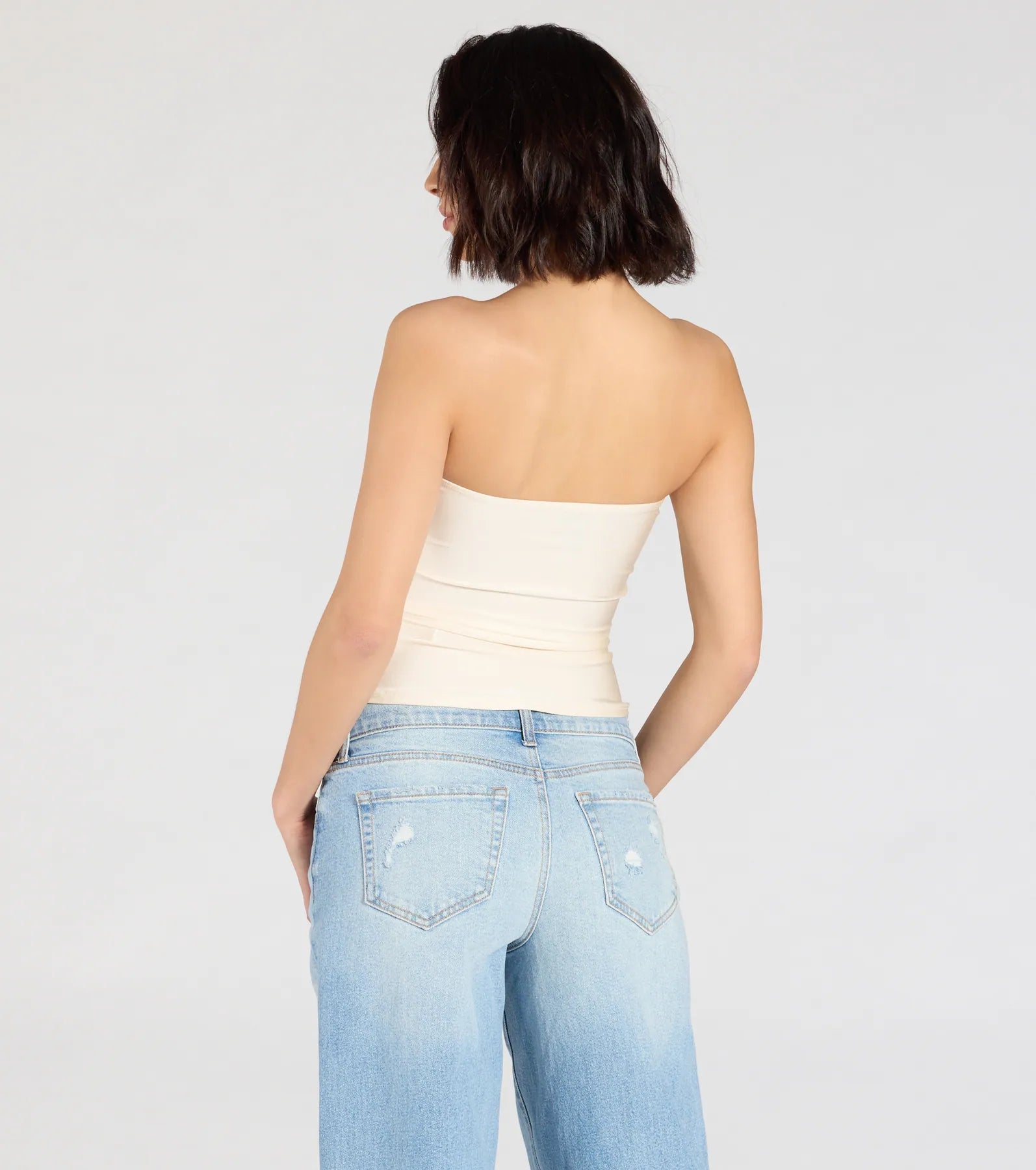 Ultimate Carefree Crop Tube Top - Strapless Style