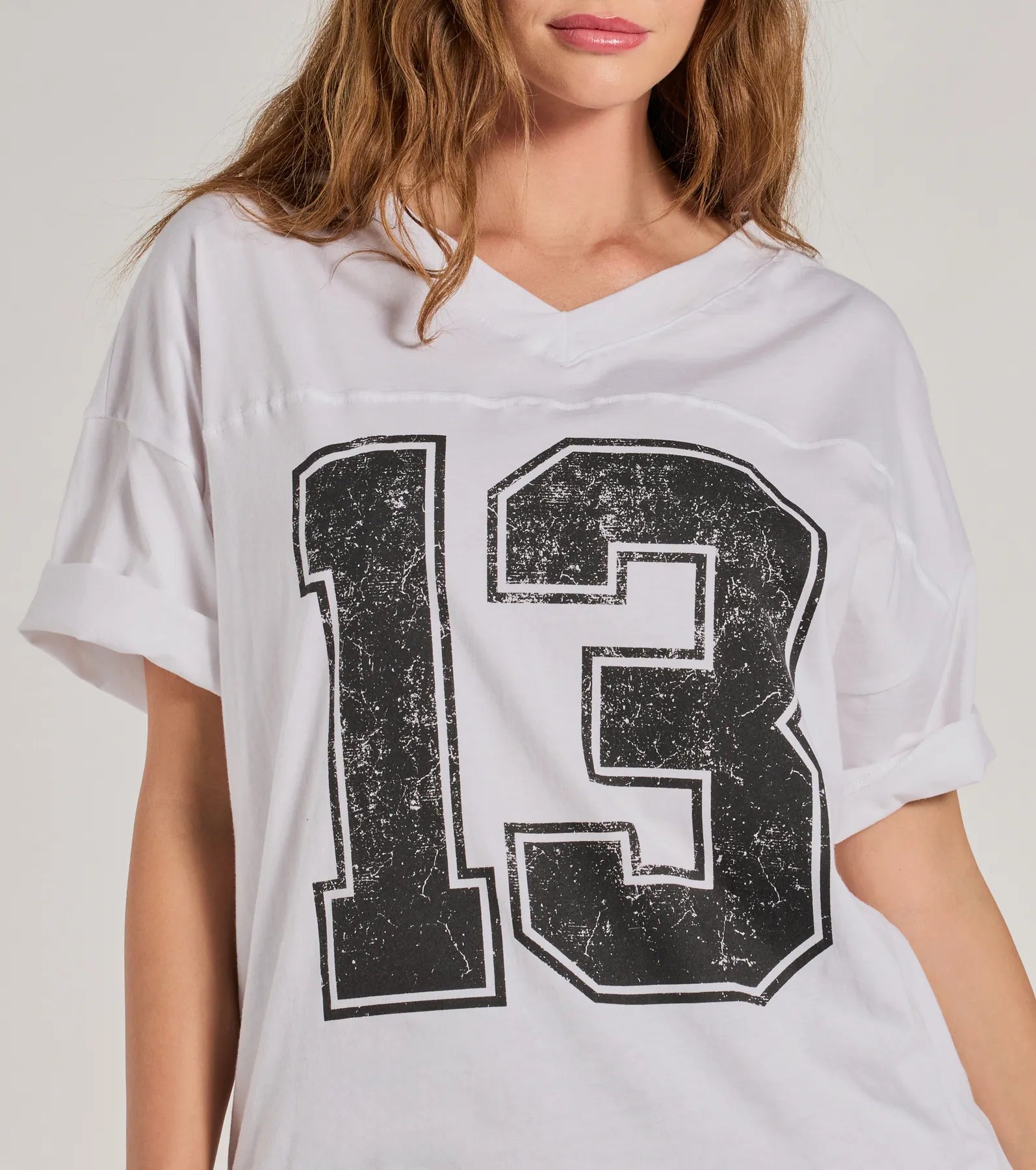 Ultimate Sporty Oversized Graphic Tee - Game Day Essential