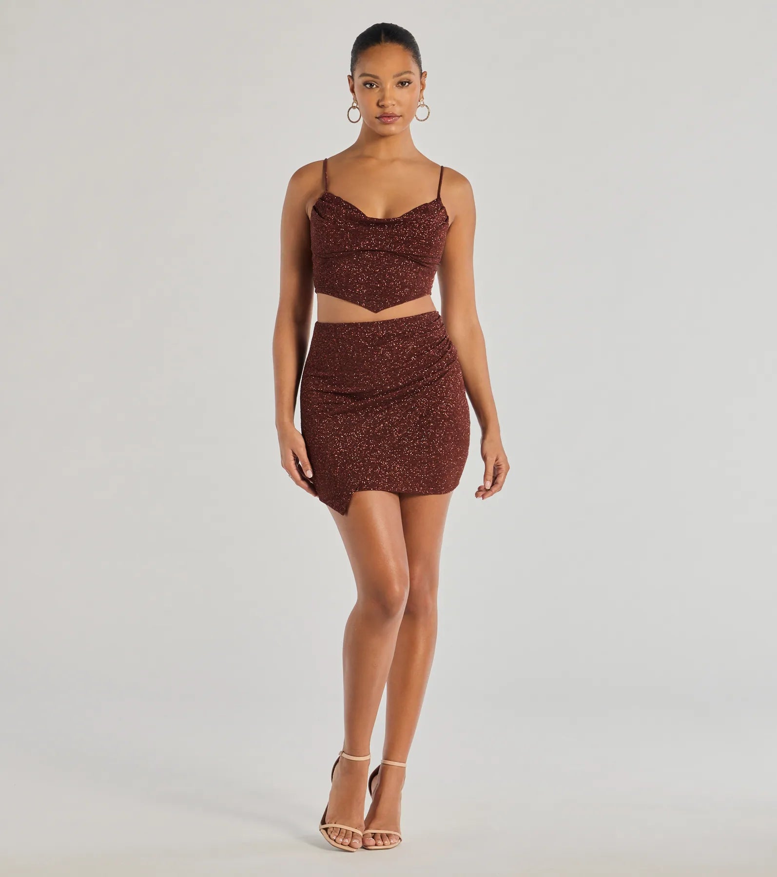 Ultimate Glow Radiance Glitter Mini Skirt