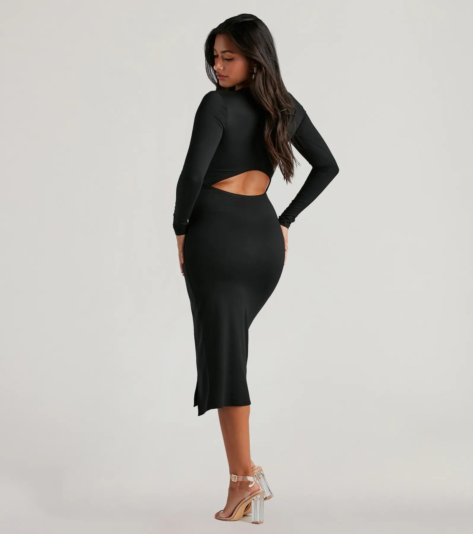 Ultimate Elegance Cutout Midi Dress - Standout Staple