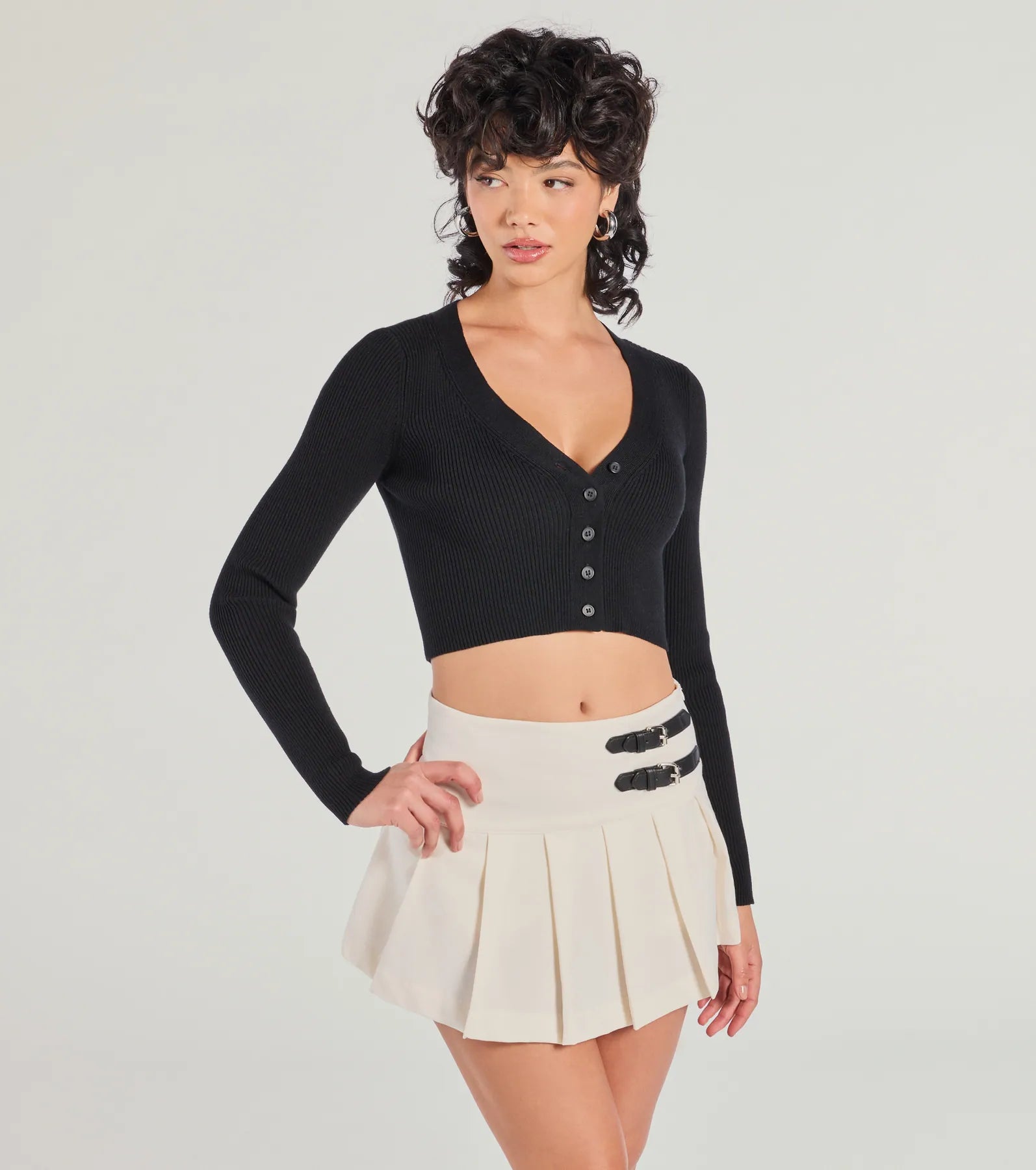 Ultimate Chic Mood Pleated Belted Skort - Style & Comfort Redefined