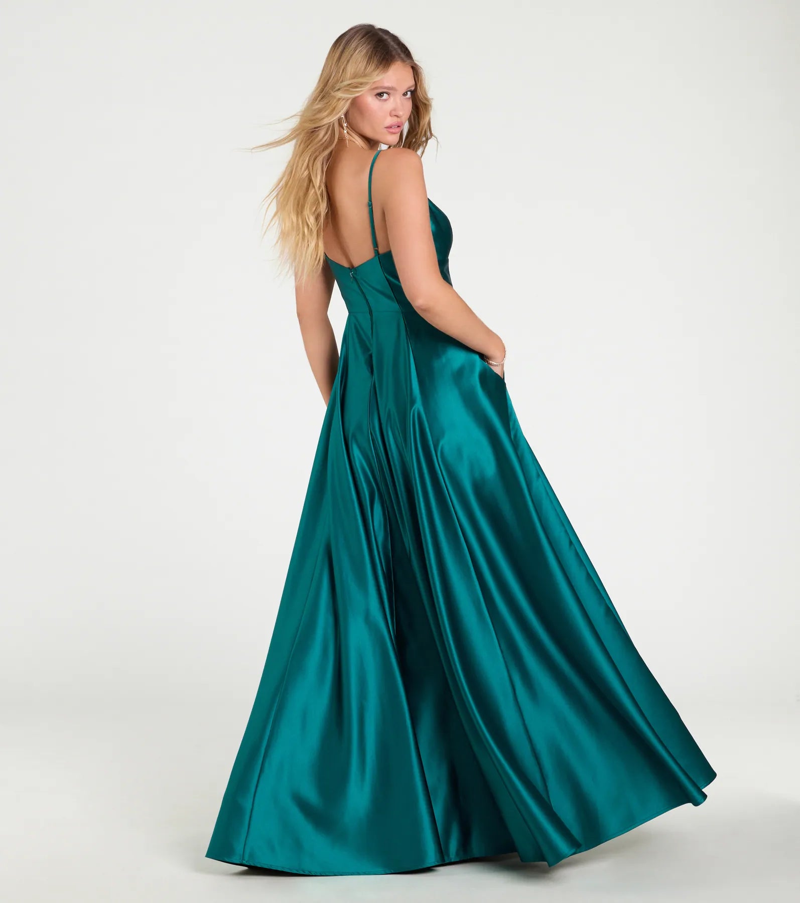 Ultimate Daniela Satin A-Line Ball Gown for Special Occasions