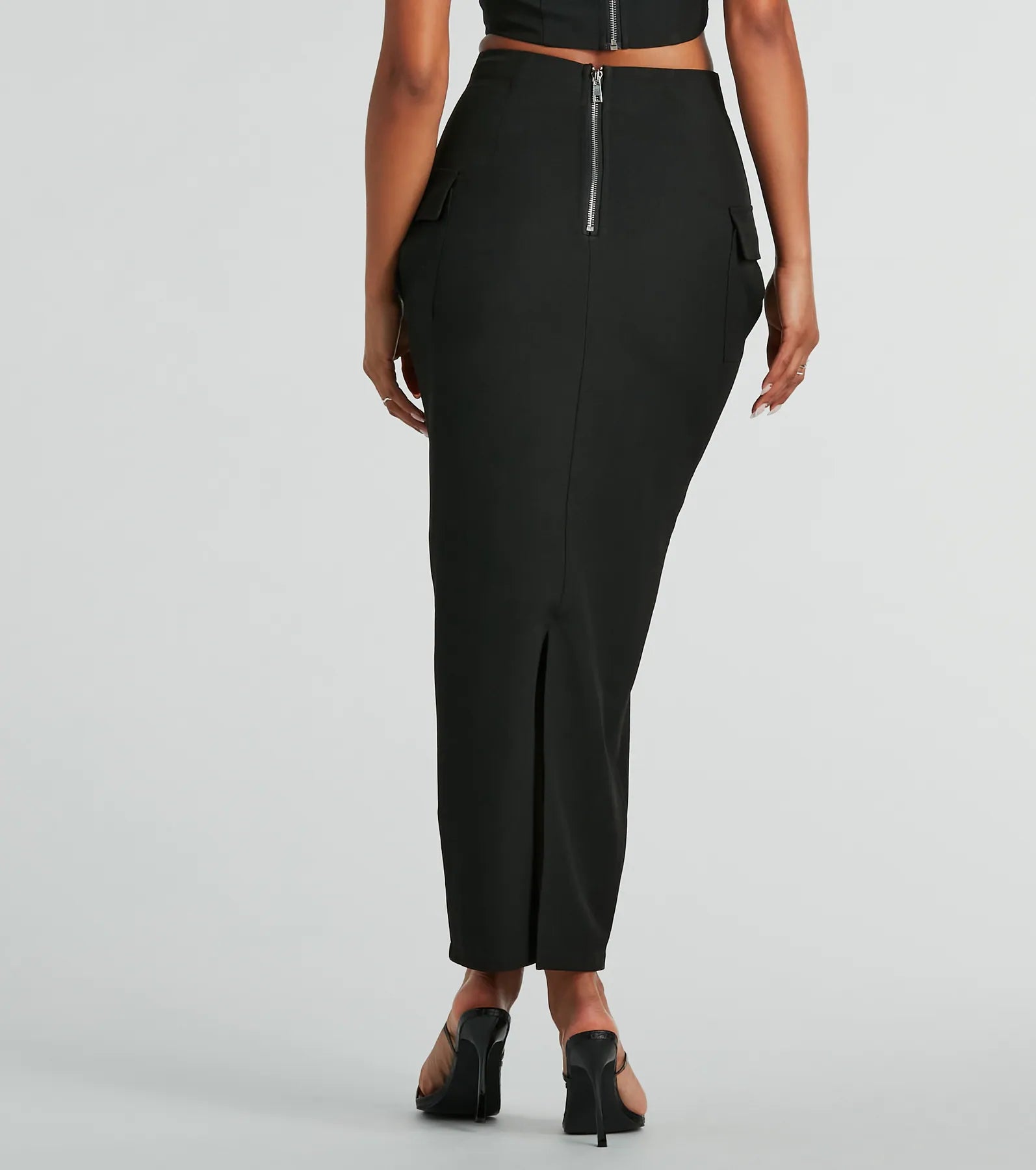 Ultimate High Waist Belted Maxi Skirt - Major Baddie Edition