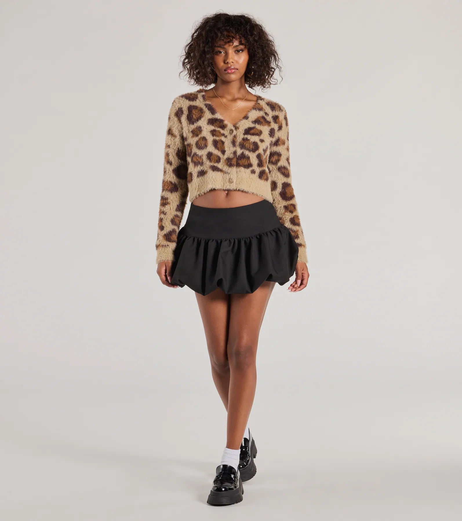 Ultimate Leopard Print Cropped Cardigan - Bold & Fierce