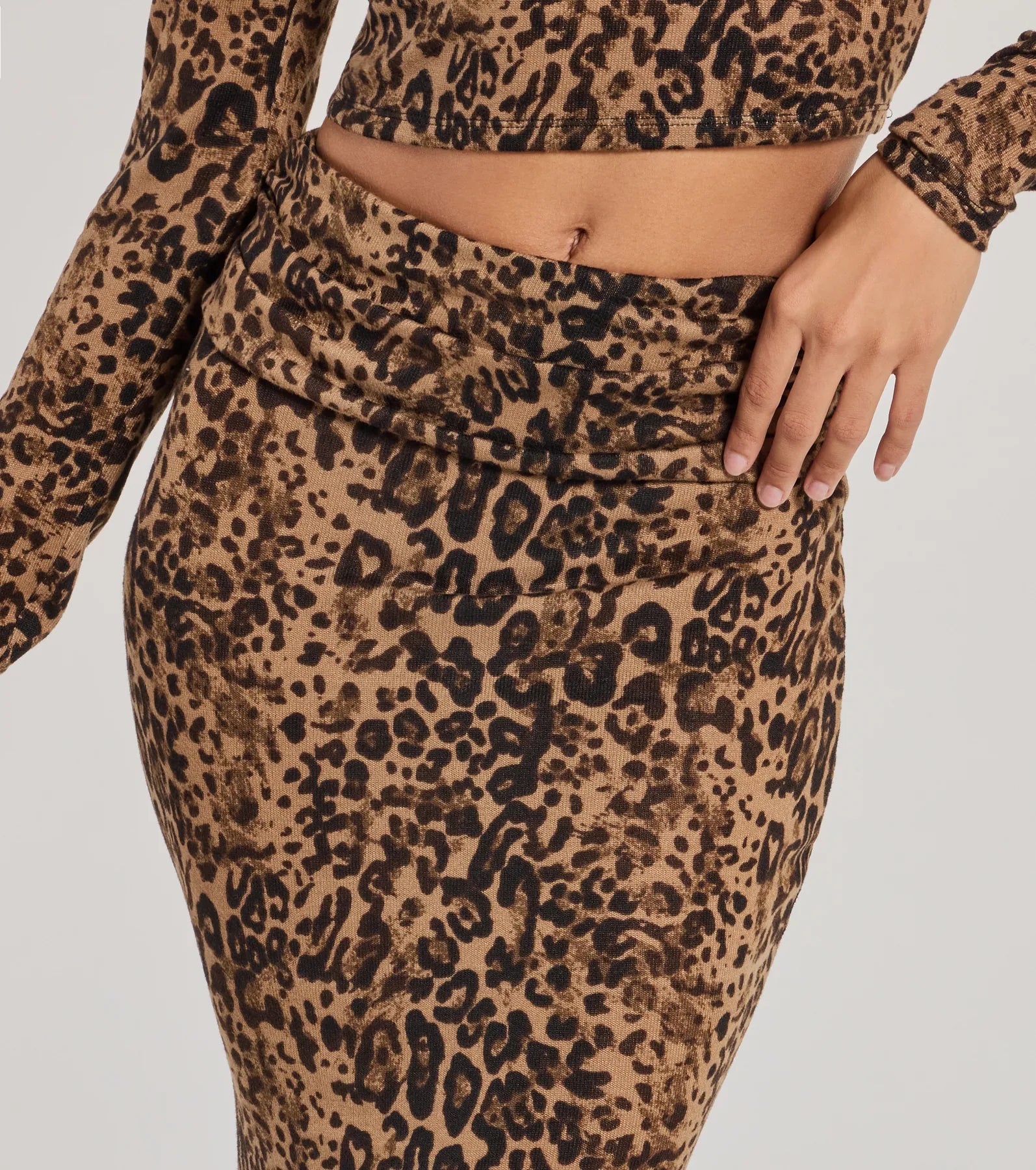 Premium Leopard Print Maxi Skirt - Ultimate Style & Comfort