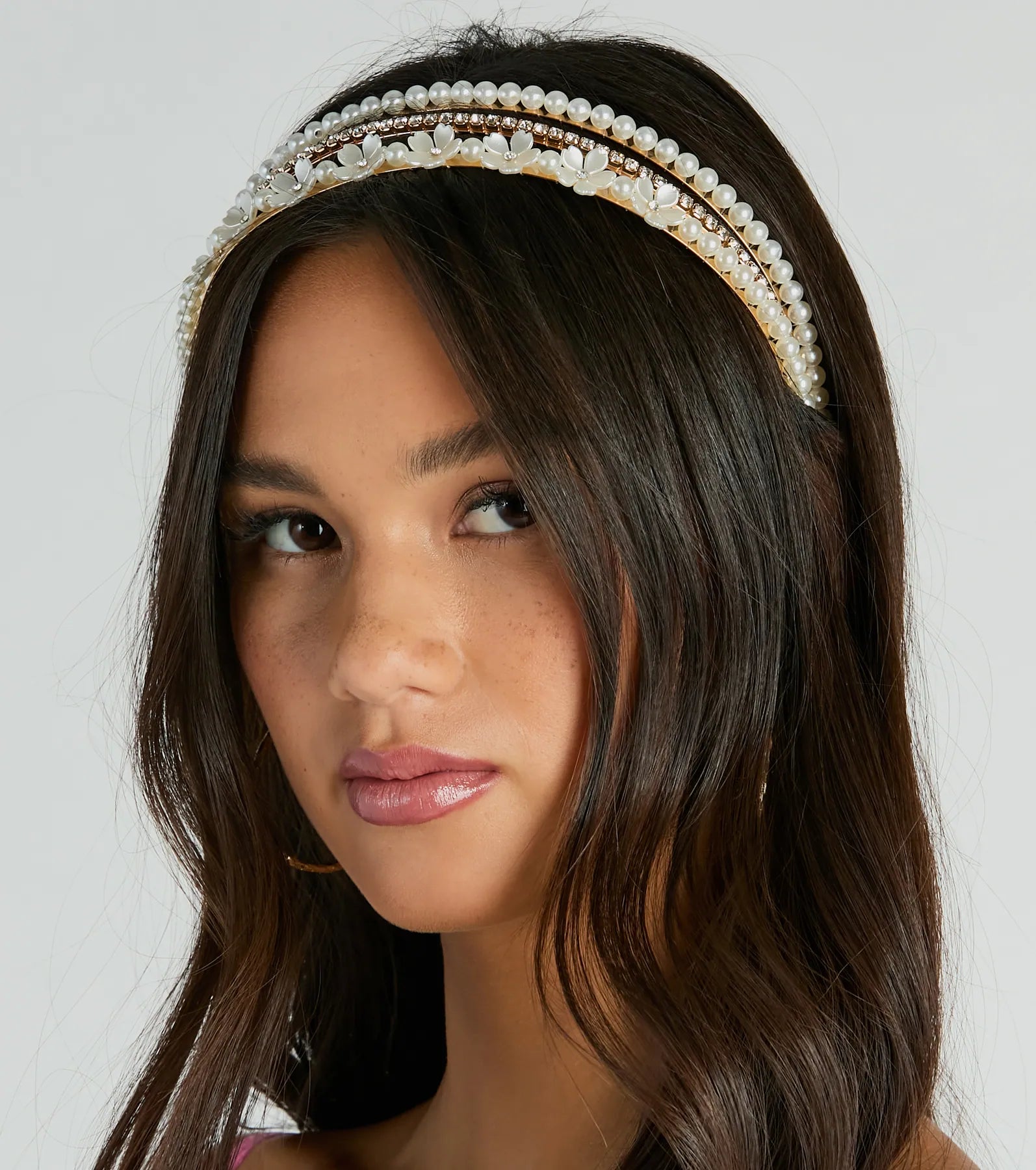 Premium Elegance Pearl & Rhinestone Headband Set - Ultimate Party Accessories