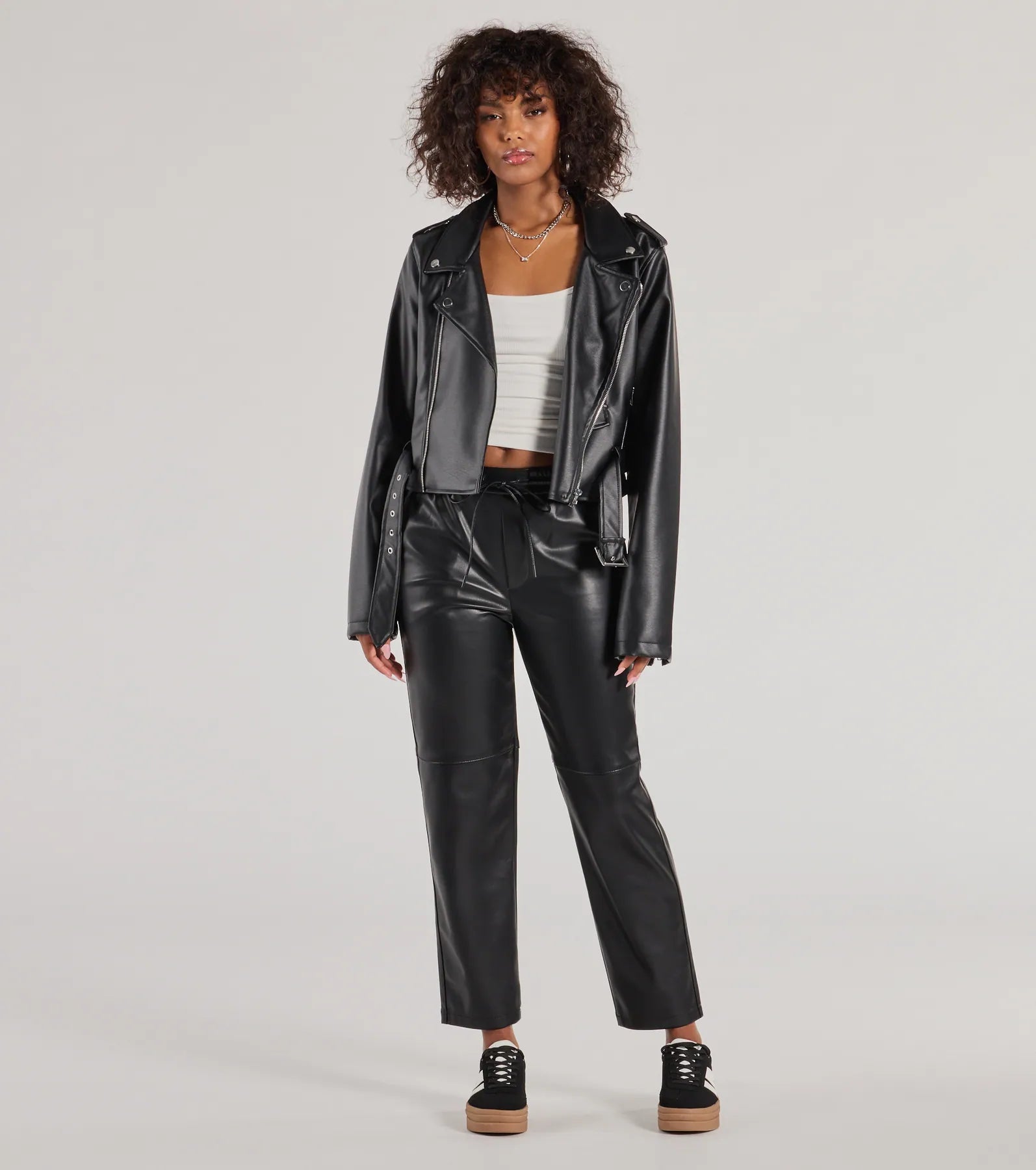 Premium Rebel Chic Faux Leather Pants - Ultimate Style Upgrade