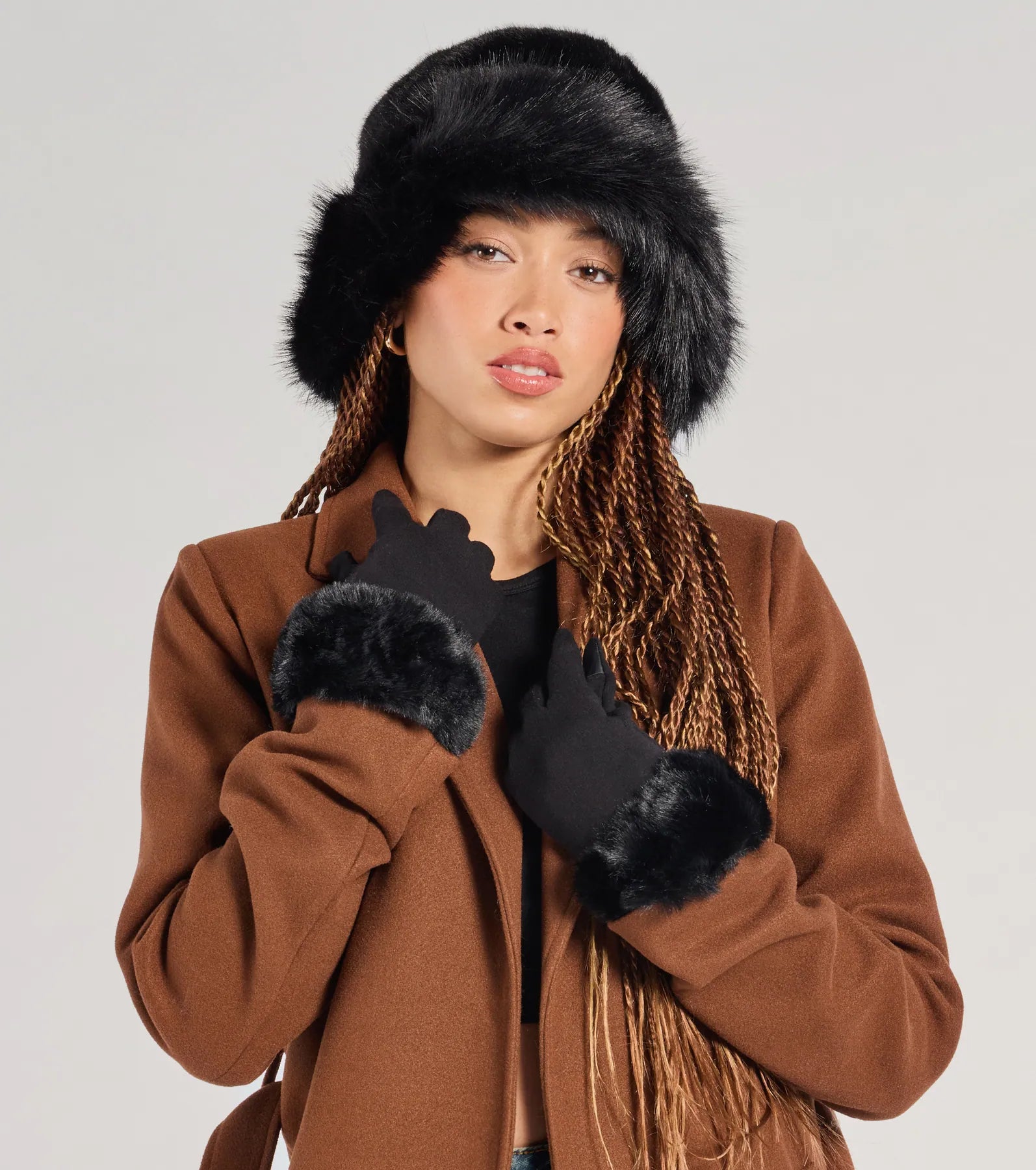 Premium Luxe Faux Fur Bucket Hat - Ultimate Winter Style