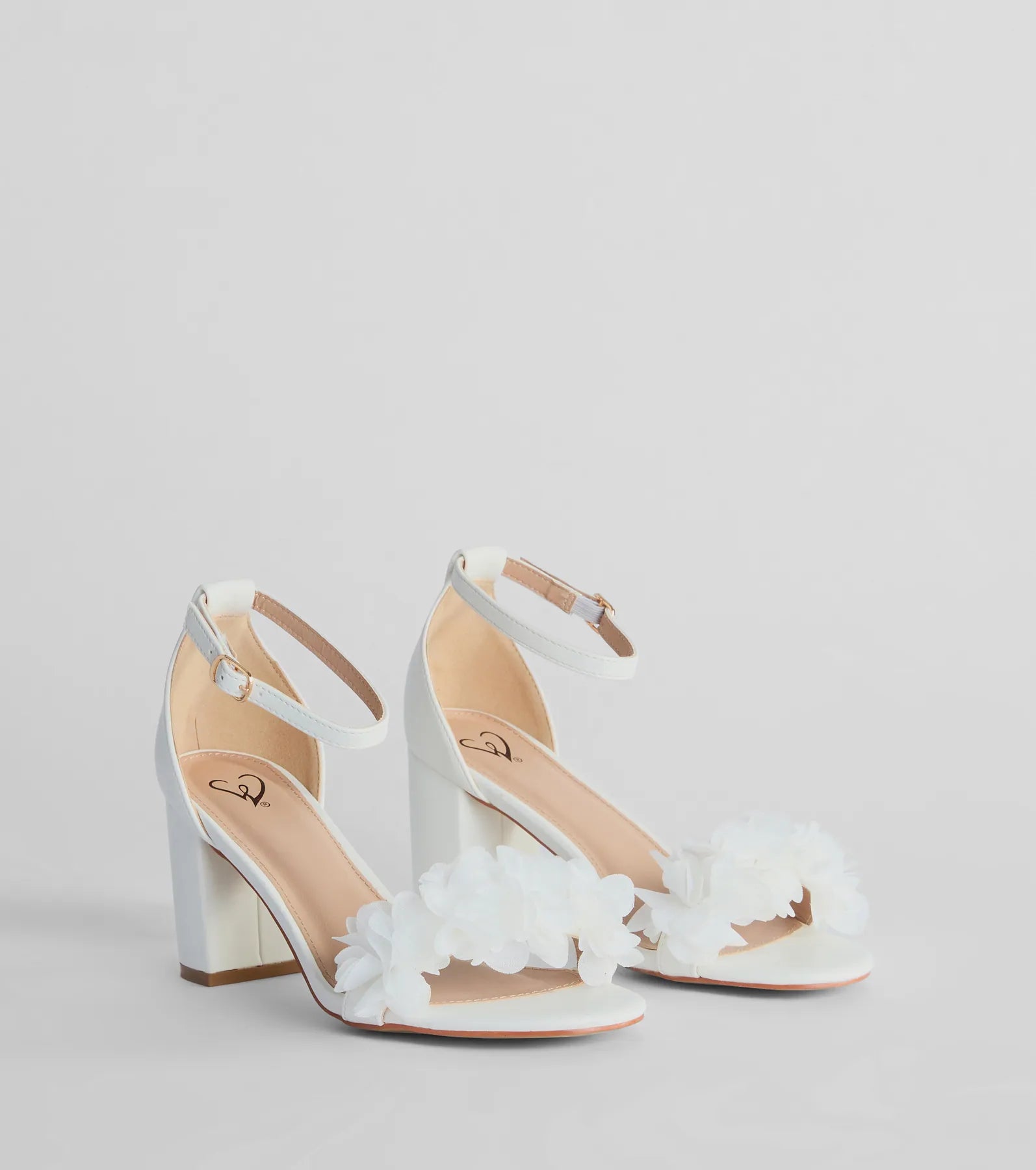 Ultimate Whimsical Floral Block Heels for Brides