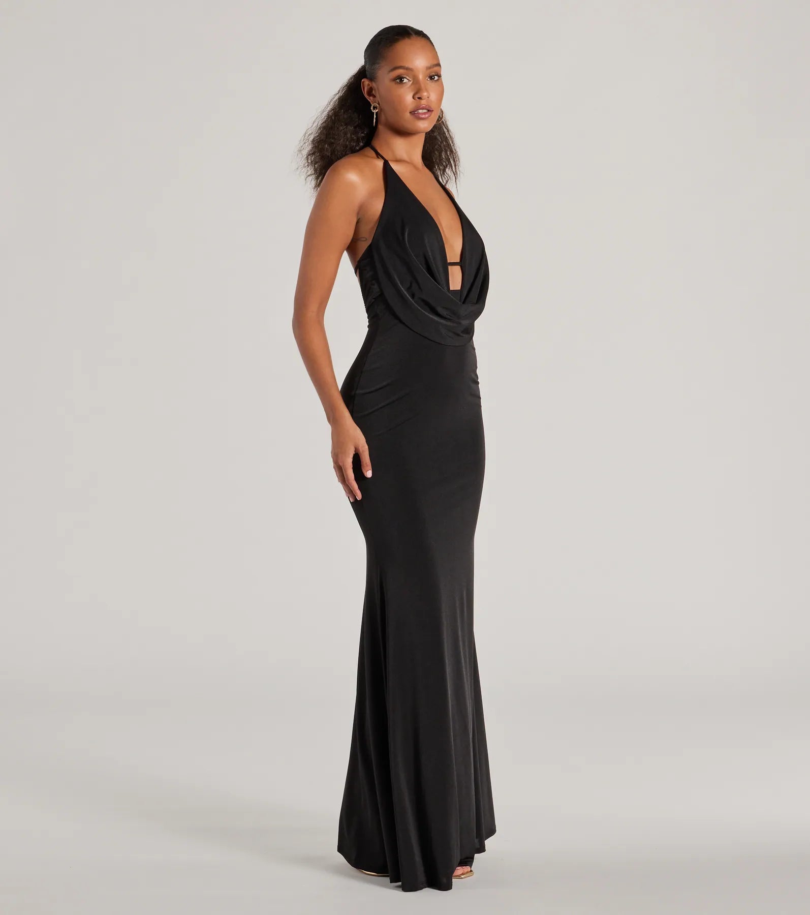 Premium Katherine Halter Open Back Mermaid Dress - Ultimate Formal Wear