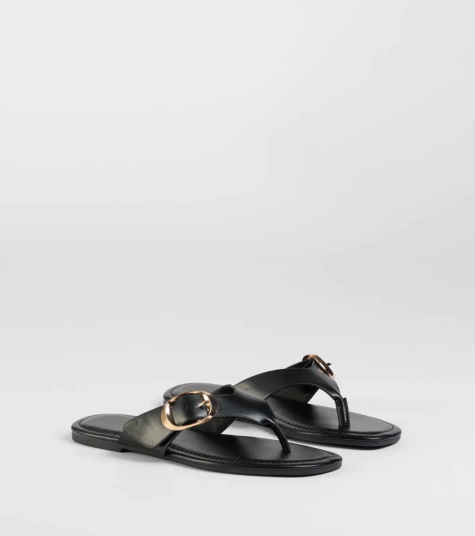 Ultimate Statement Gleam Buckle Thong Sandals - Premium Style Upgrade