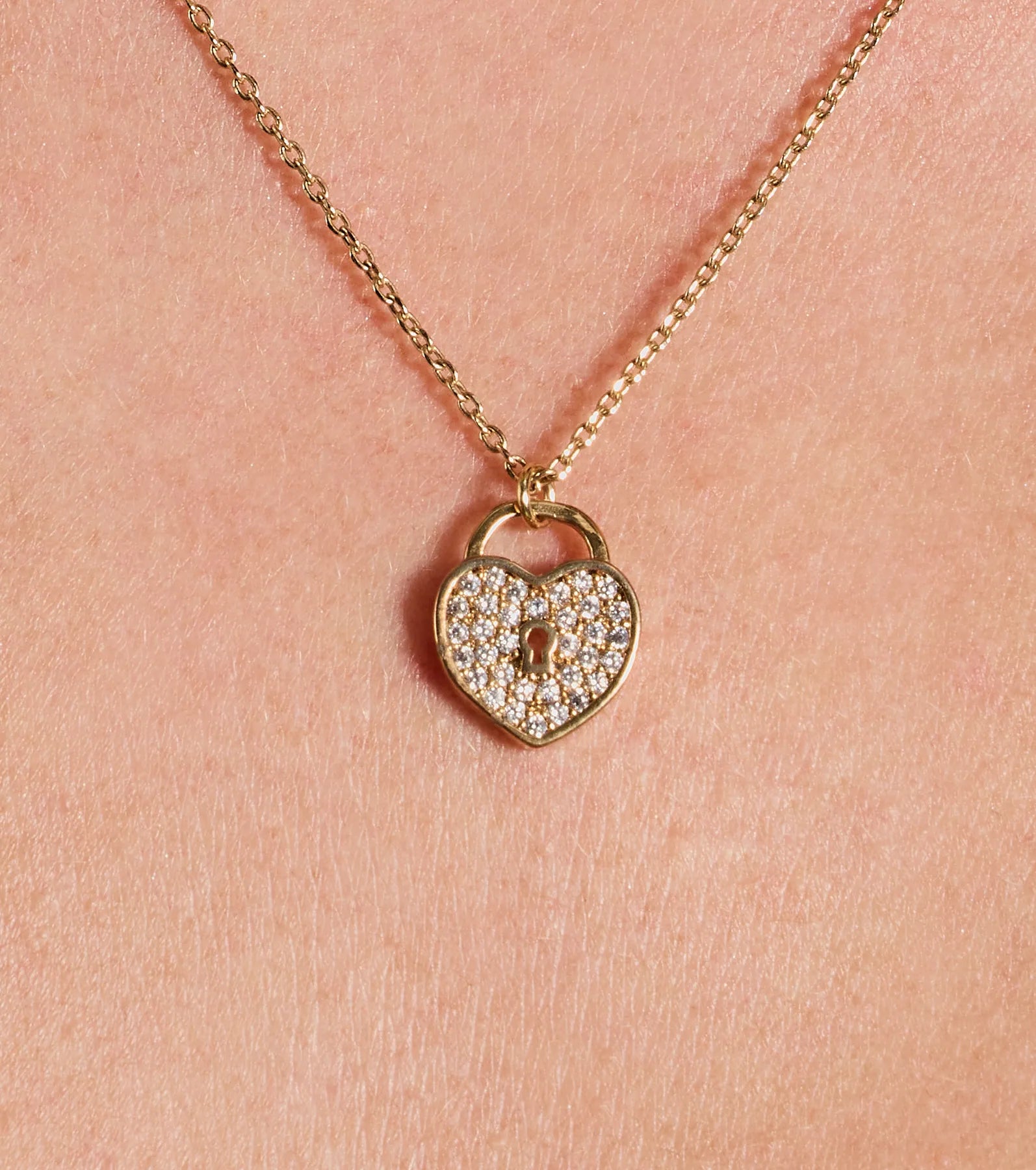 Premium Secret Heart Locket Necklace - Sparkling Charm Jewelry