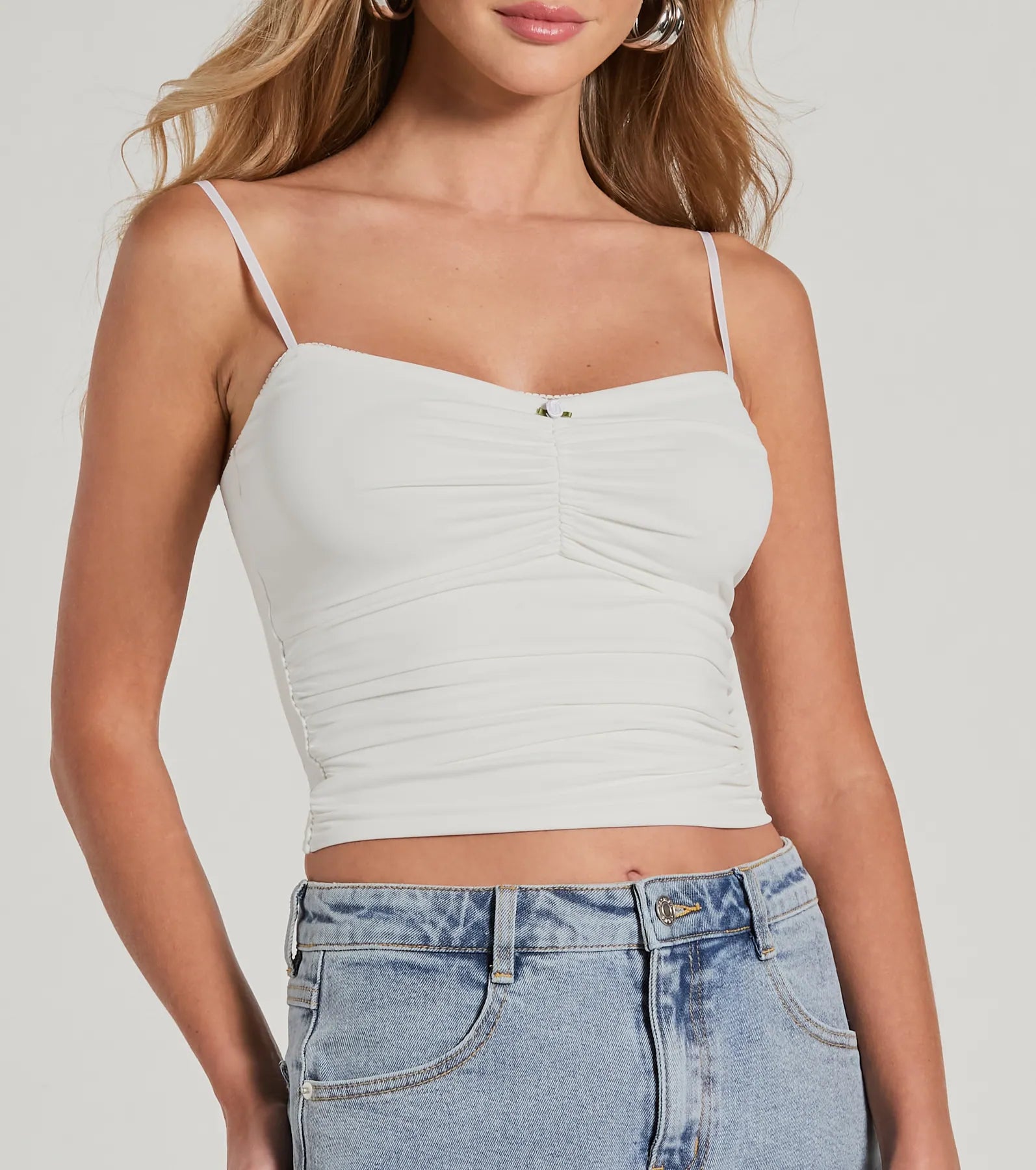 Ultimate Femme & Fun Rosette Crop Top