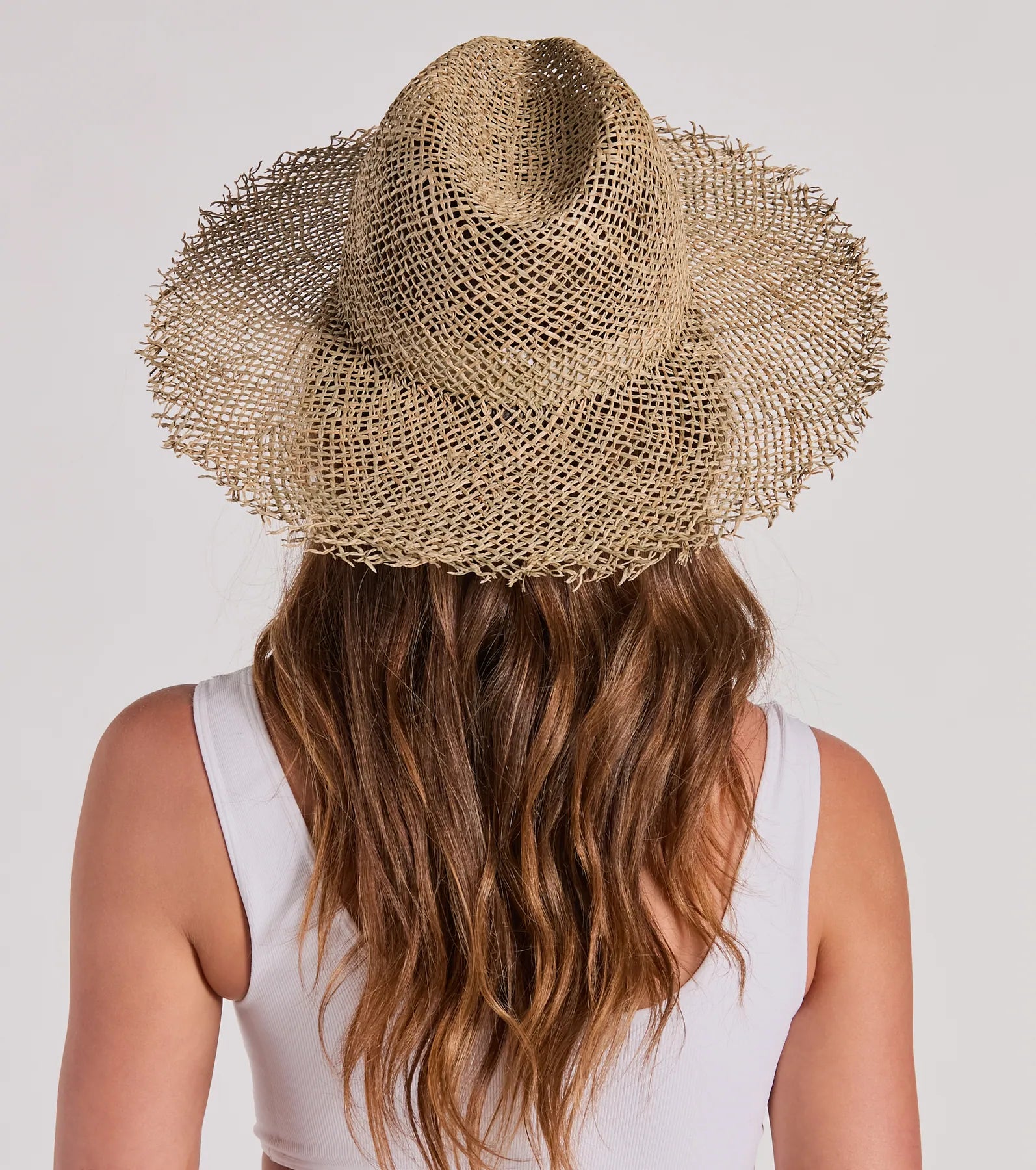 Premium Texas Sun Frayed Straw Panama Hat - Ultimate Style & Comfort