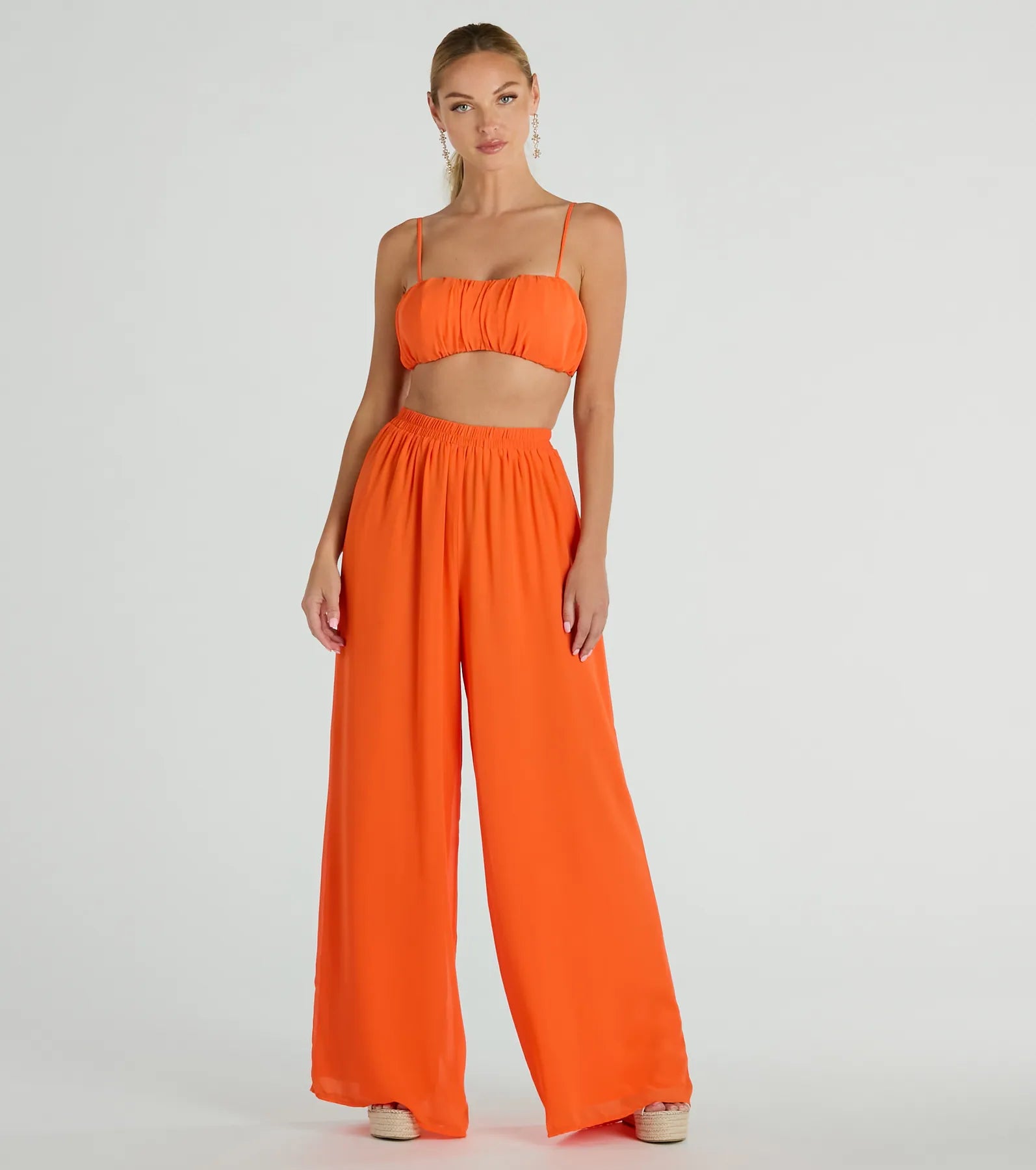 Ultimate Elegance Chiffon Palazzo Pants