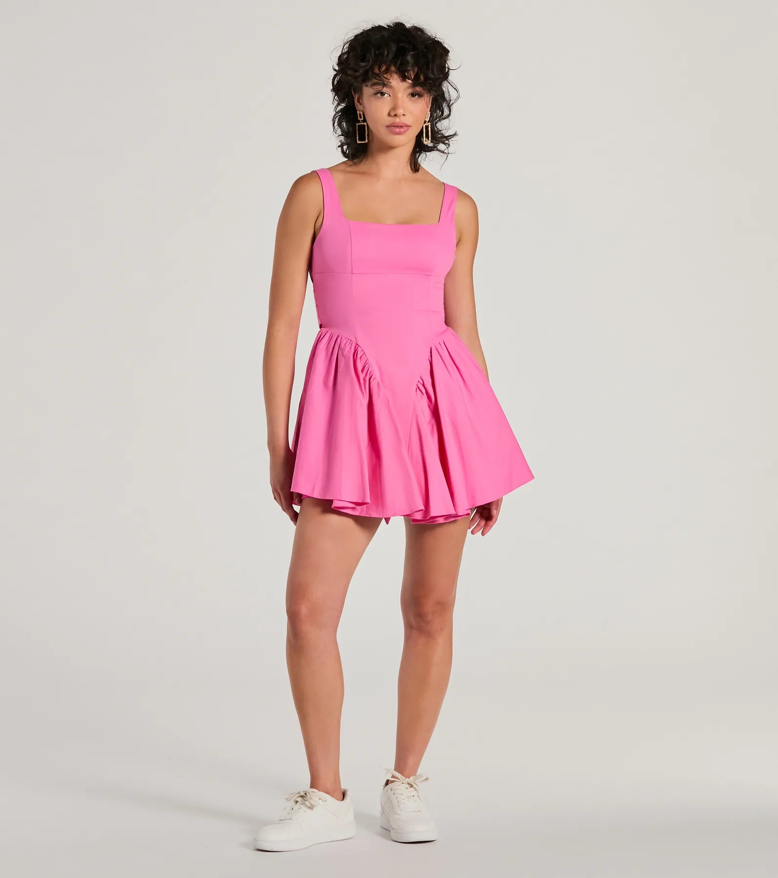 Ultimate Sweetheart Open Back Bow Skater Dress