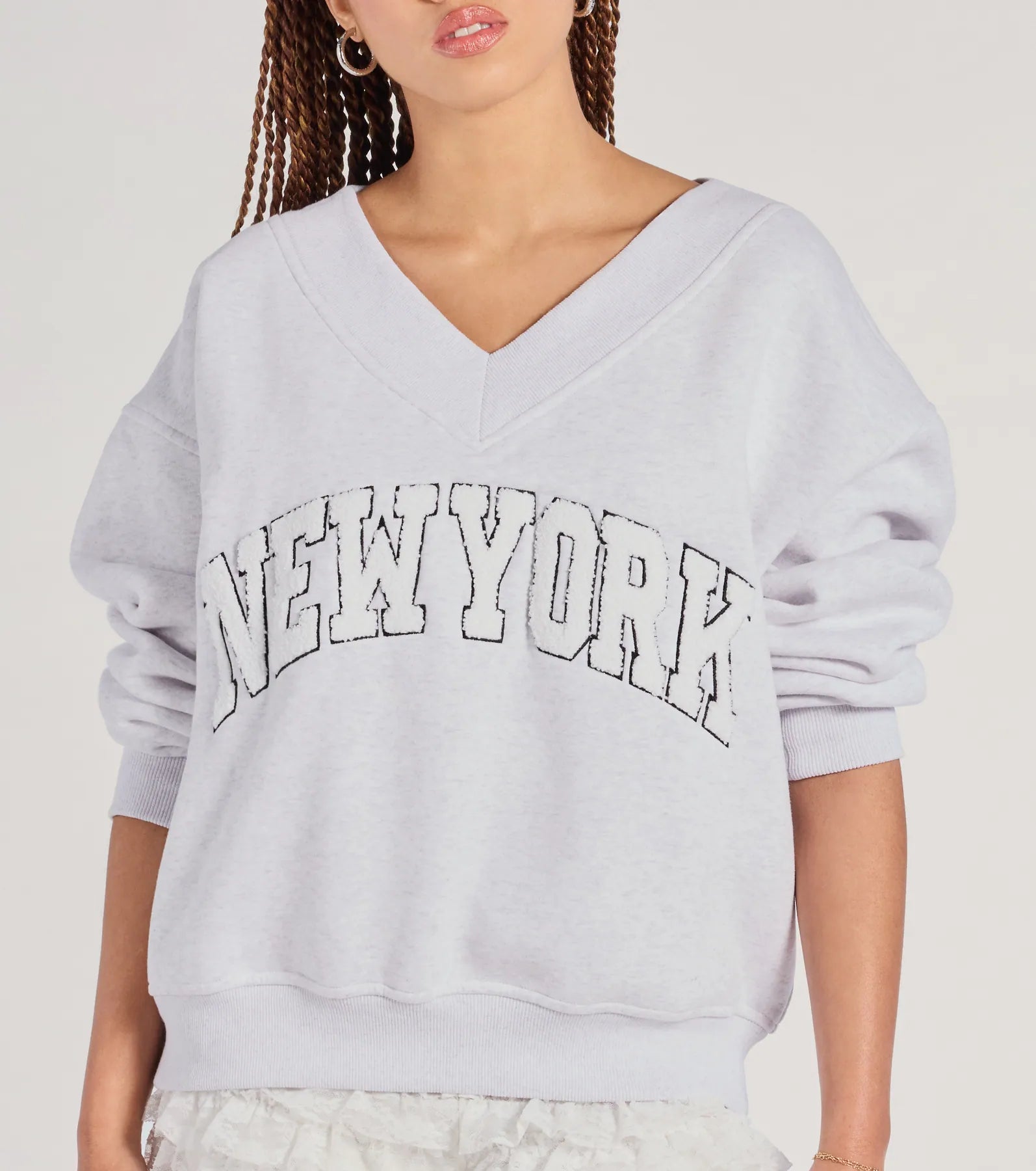 Premium New York Oversized Fleece Sweatshirt - Ultimate Comfort