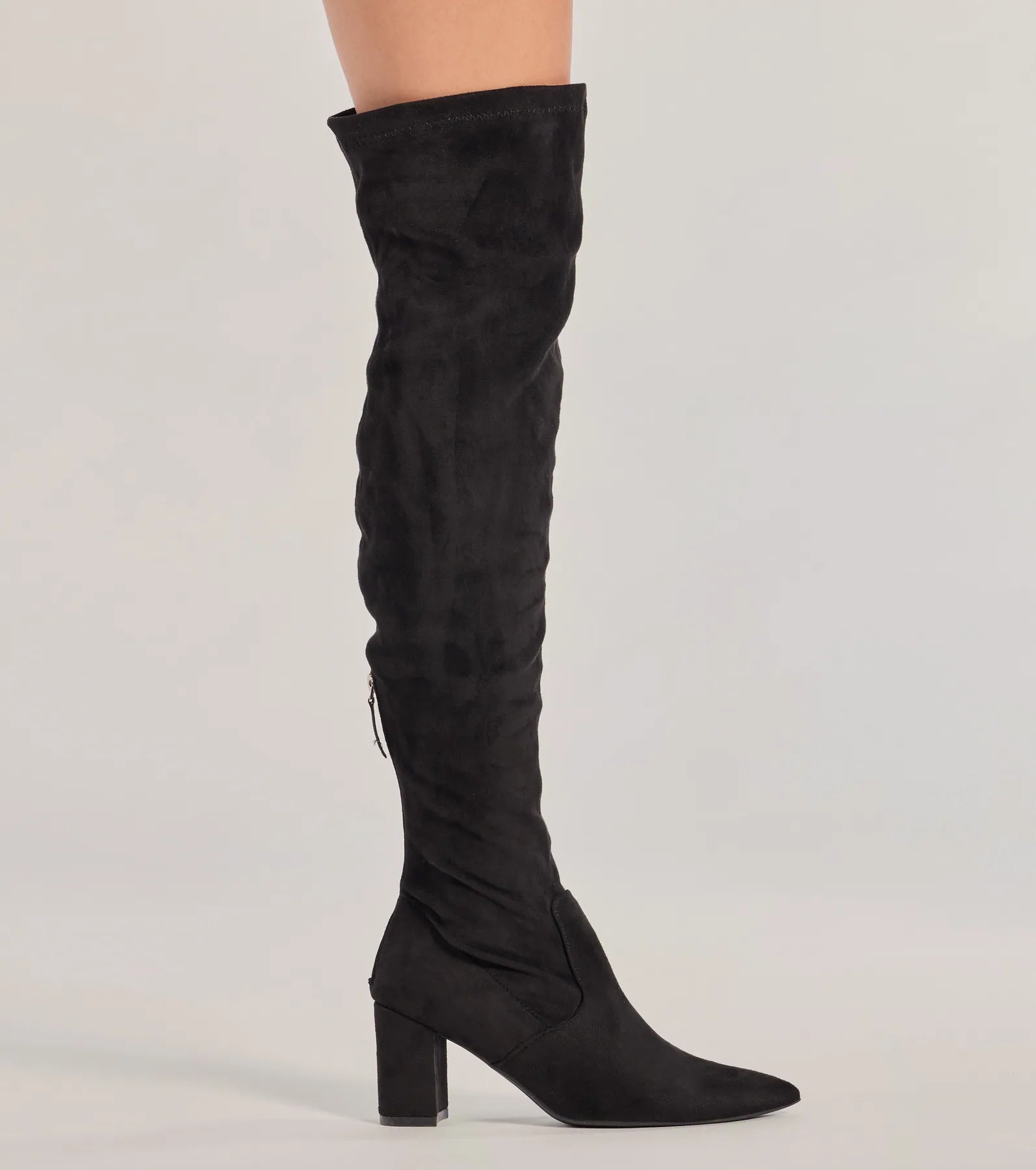 Premium Faux Suede Over-The-Knee Boots - Ultimate Style & Comfort