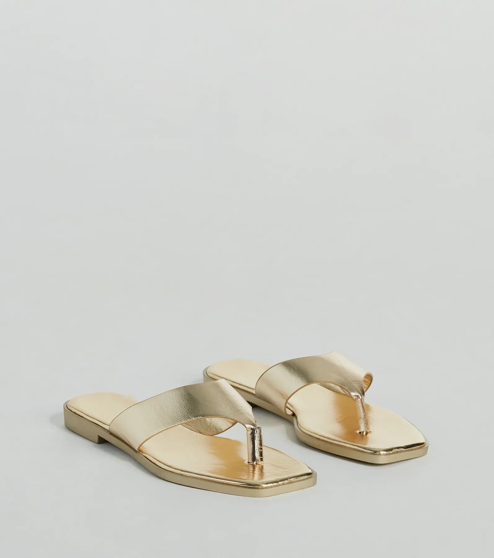 Ultimate Trendsetter Faux Leather Thong Sandals