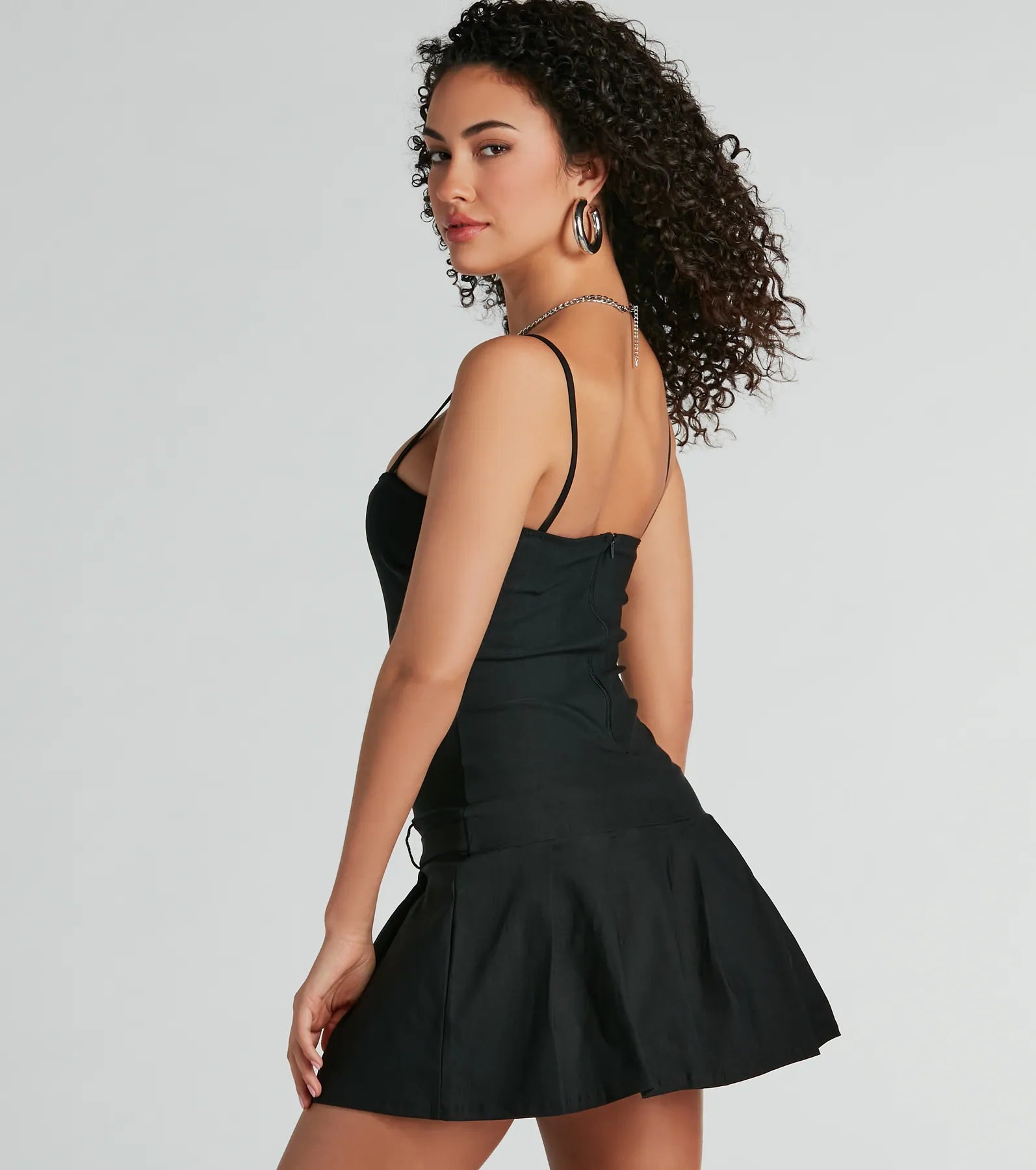 Ultimate Pleats Sleeveless A-Line Mini Dress – Upgrade Your Style