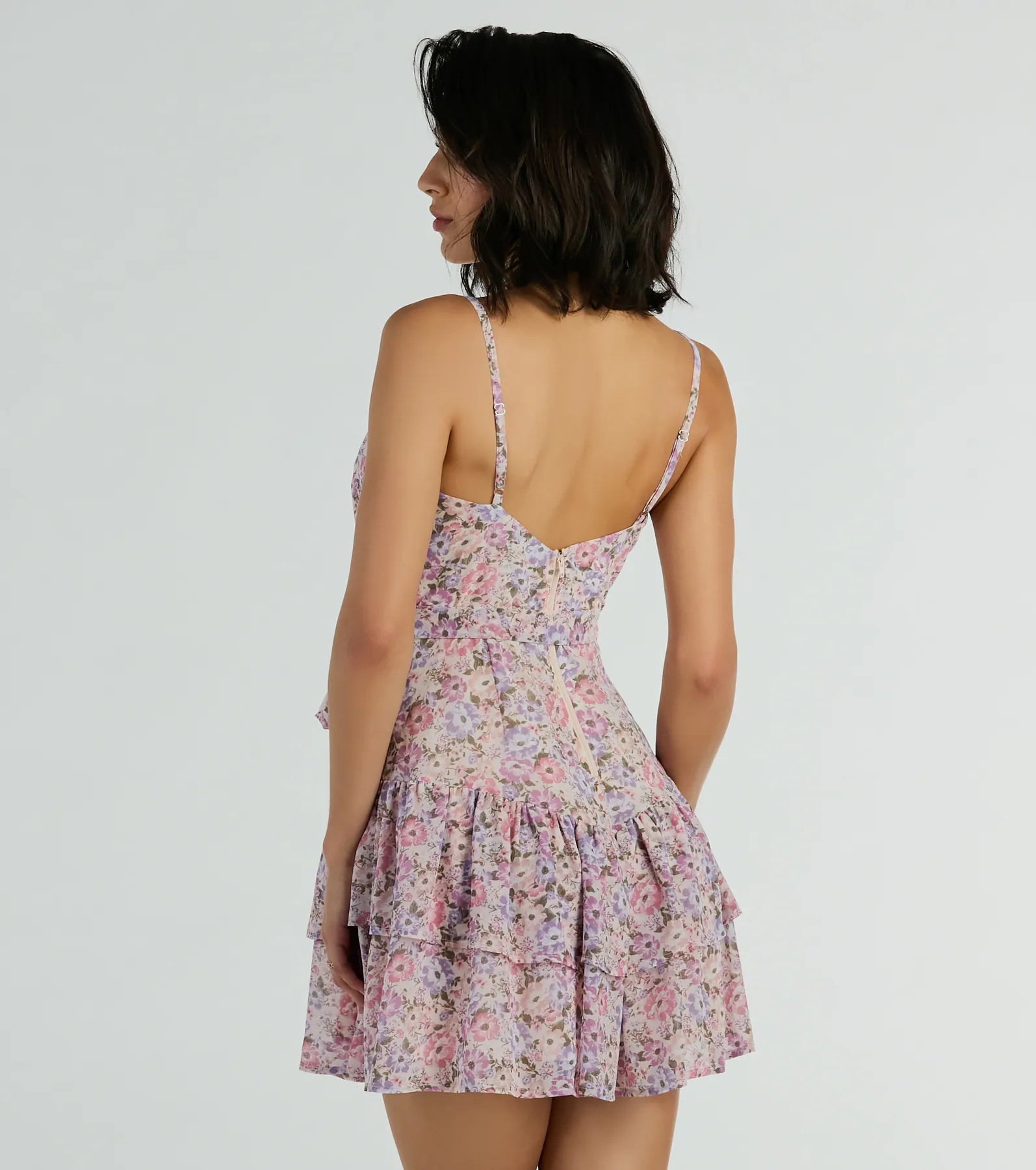 Ultimate Floral Chiffon Skater Dress - Sweeten Your Style