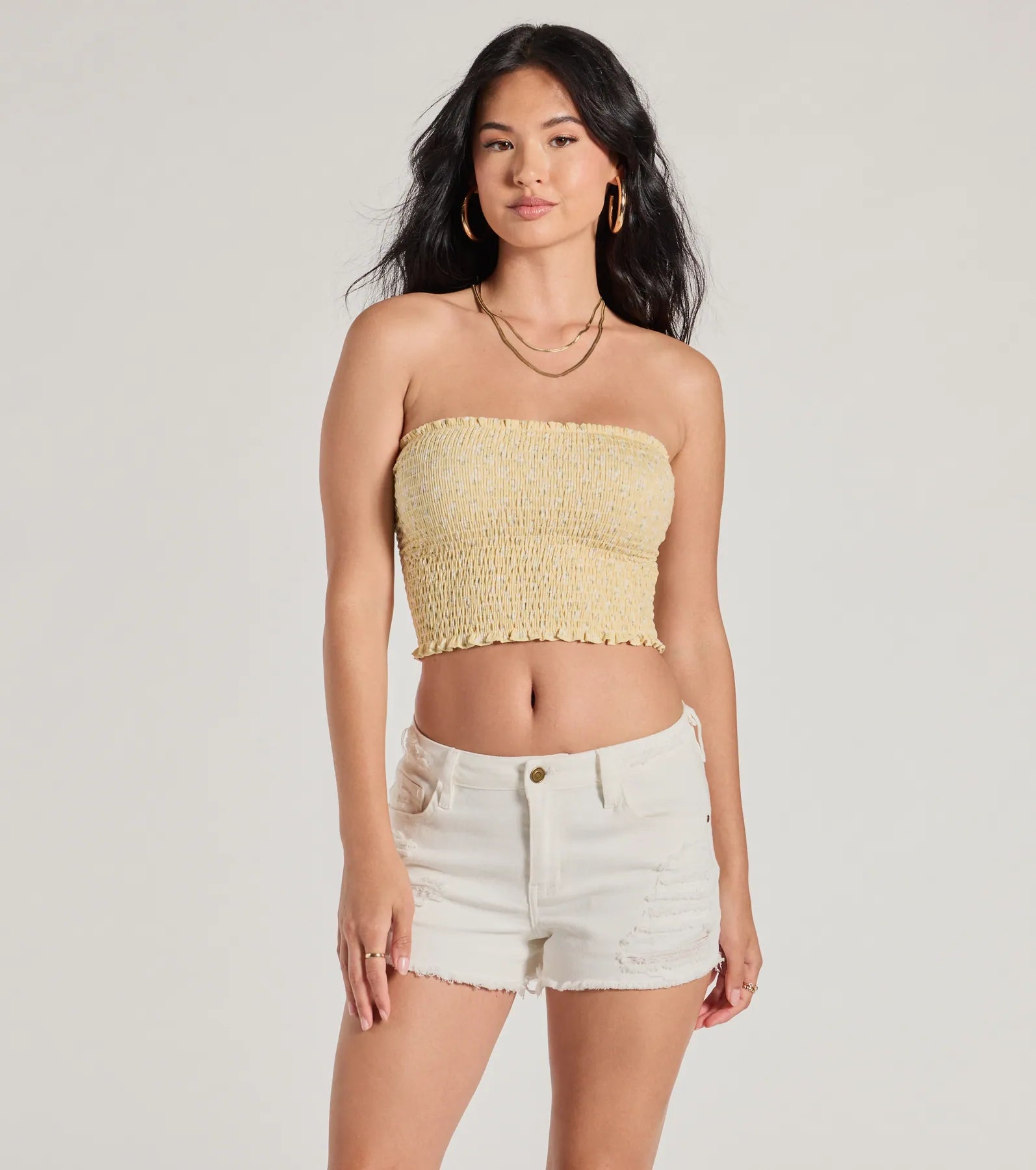 Ultimate Sunshine Babe Floral Crop Top