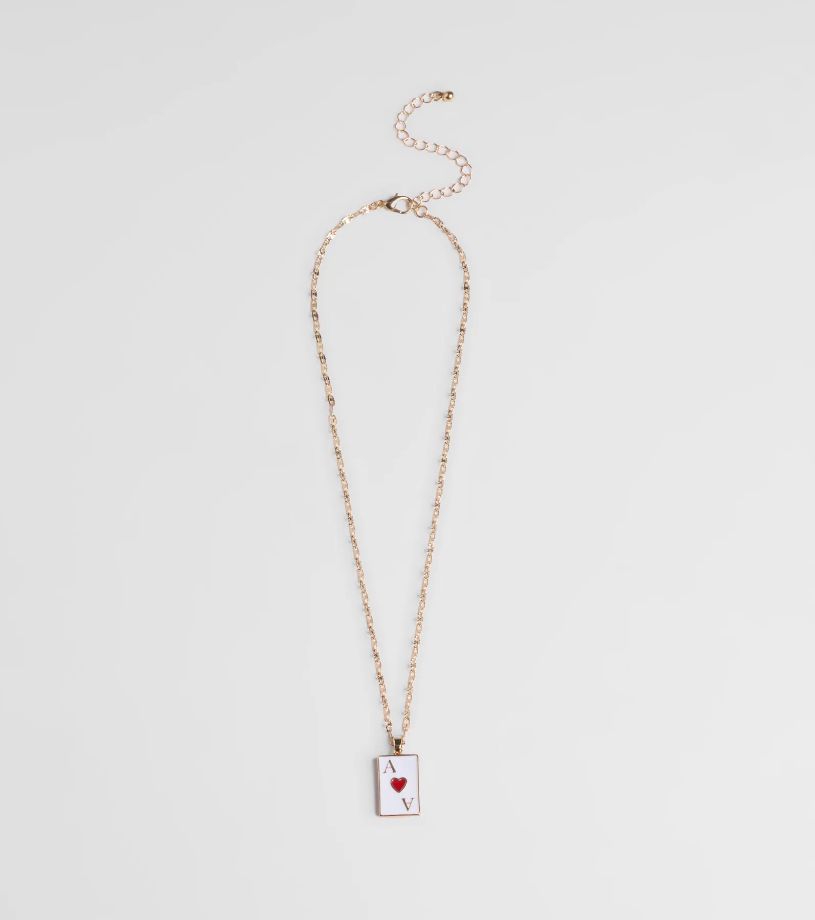 Premium Ace of Hearts Pendant Necklace - Ultimate Style Statement