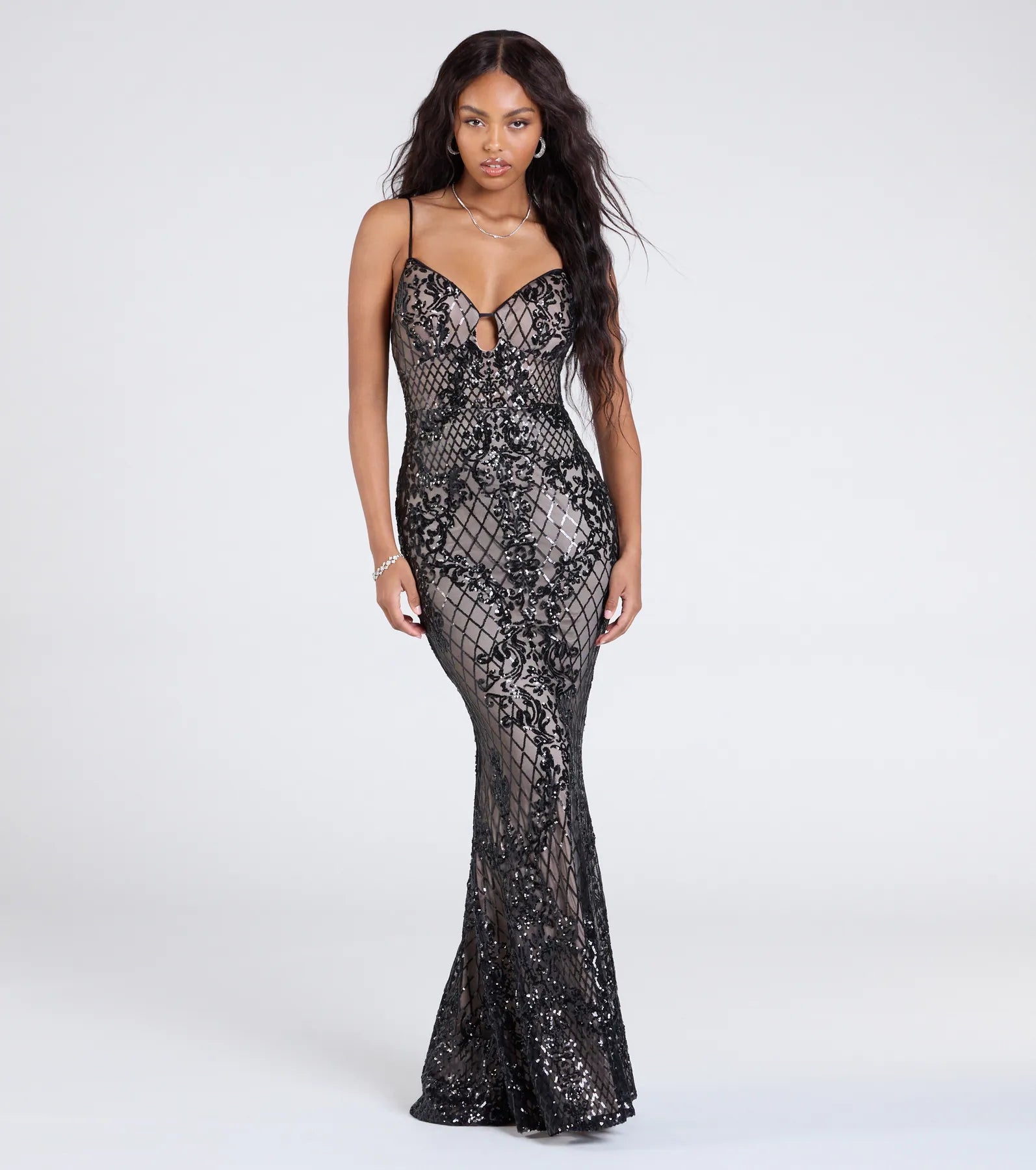 Premium Dakota Mermaid Sequin Gown – Ultimate Glamour