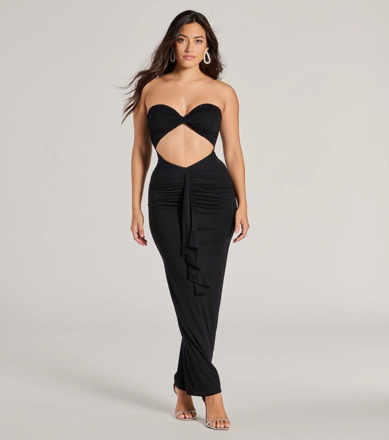 Ultimate Strapless Ruffle Maxi Dress – Perfect Always Collection