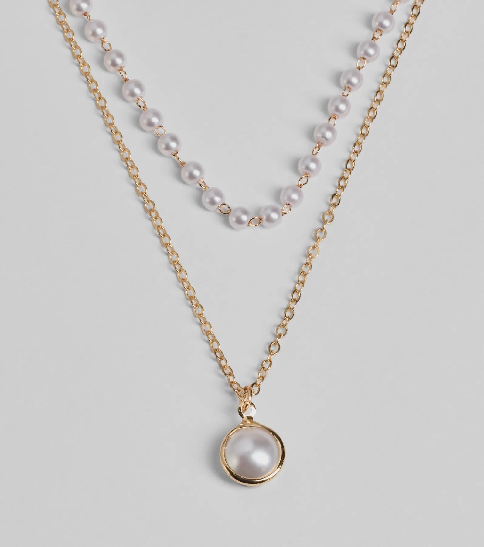 Ultimate Luxe Faux Pearl Layered Necklace